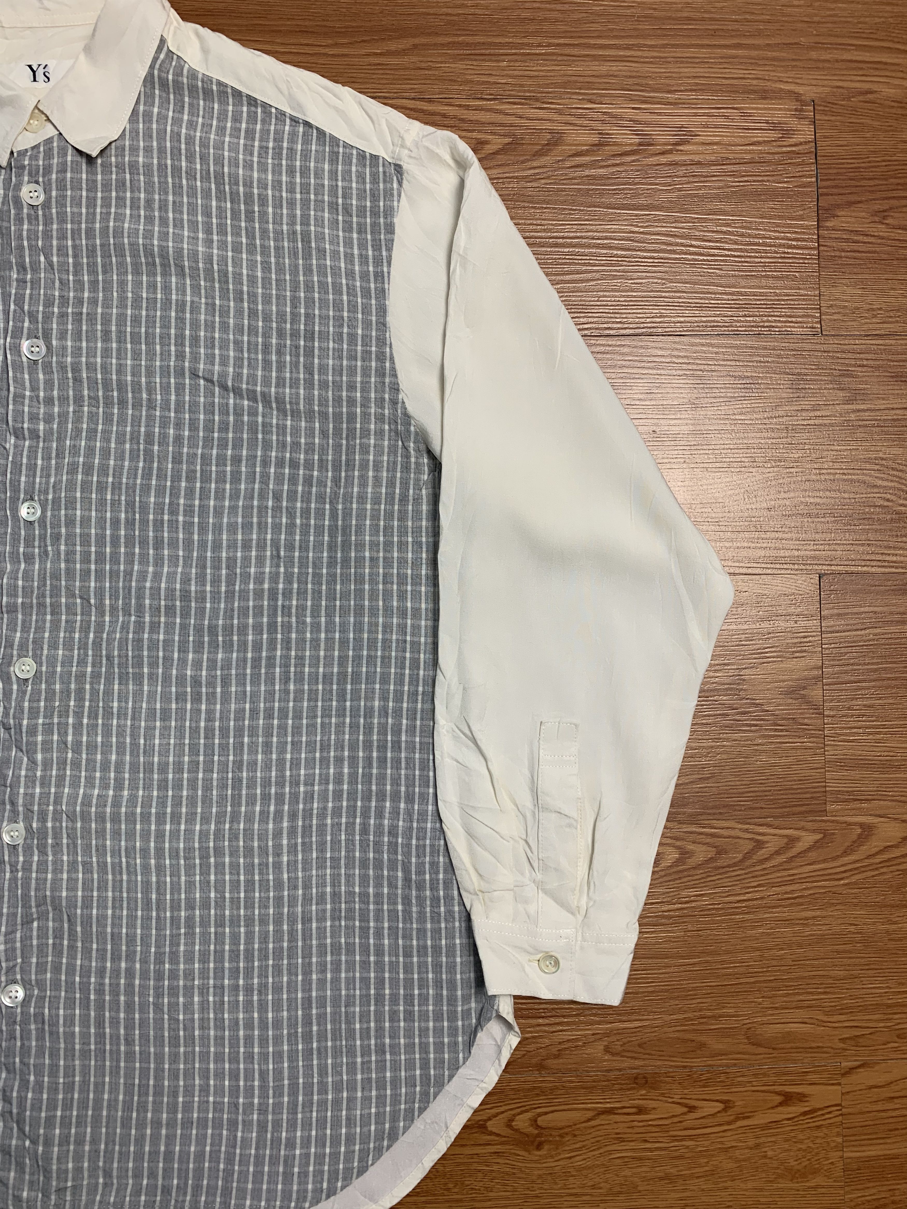 Yohji Yamamoto Yohji Yamamoto Rayon Longsleeve Shirt Size US L / EU 52-54 / 3 - 4 Thumbnail
