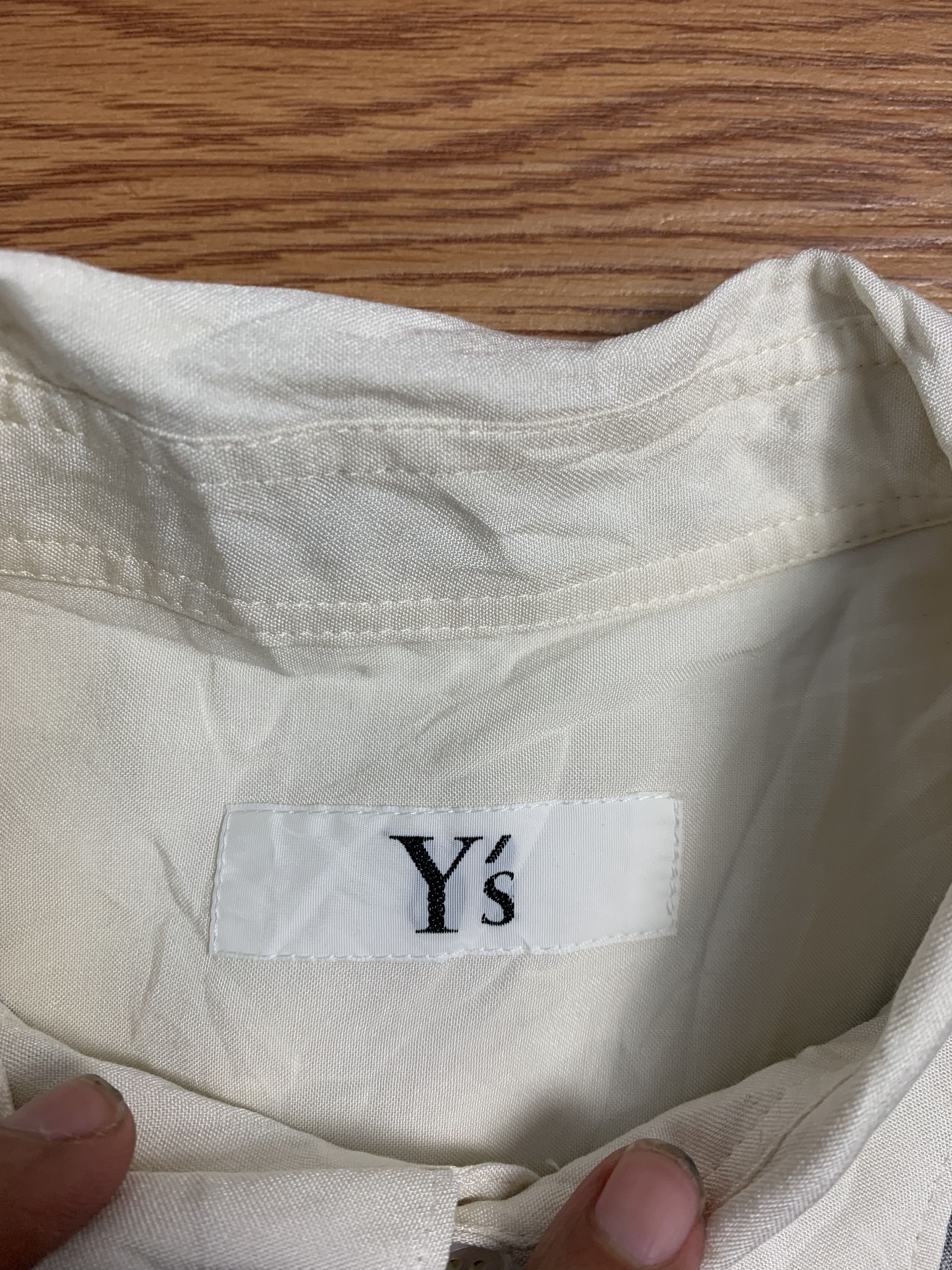 Yohji Yamamoto Yohji Yamamoto Rayon Longsleeve Shirt Size US L / EU 52-54 / 3 - 9 Thumbnail