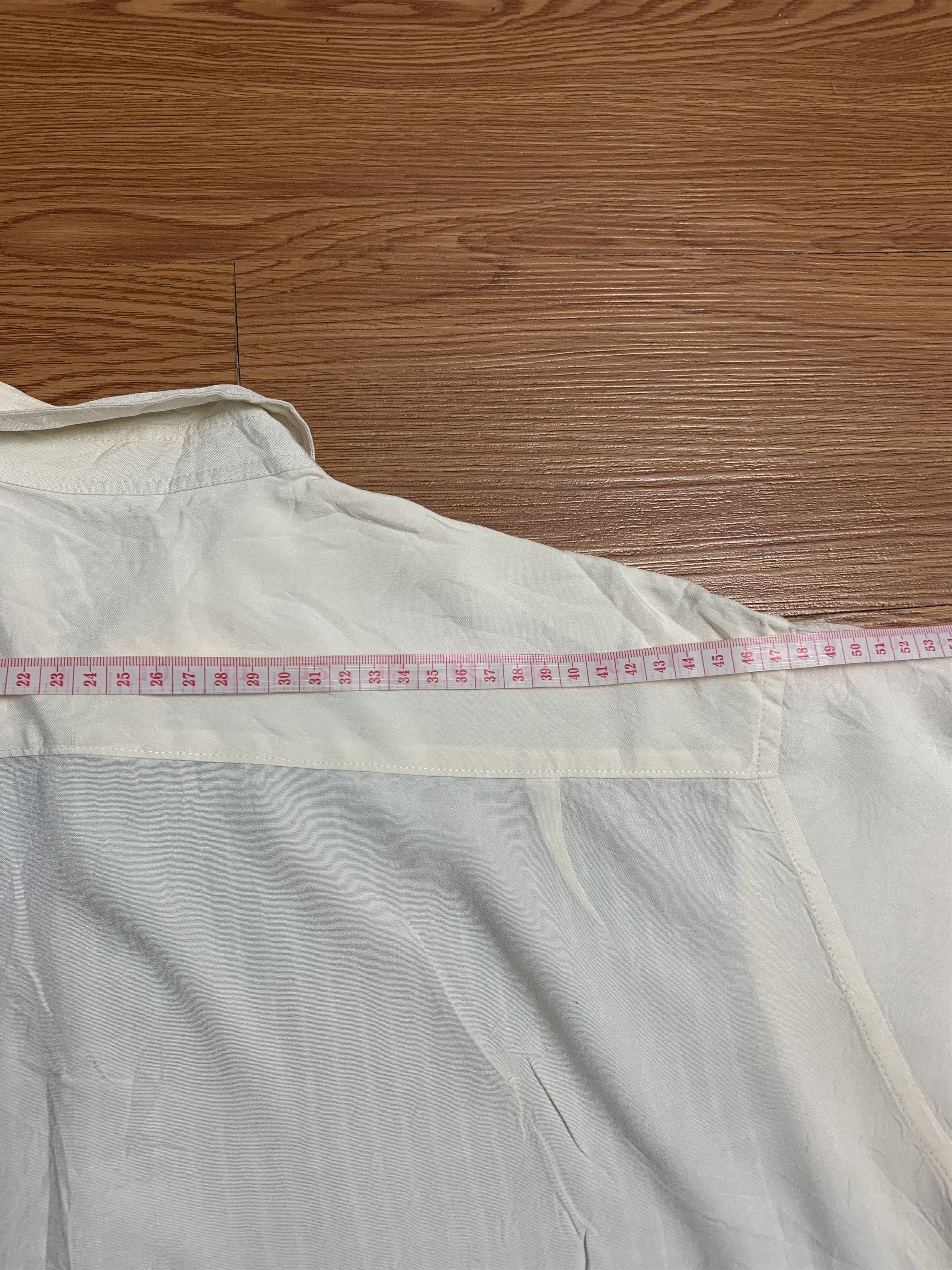 Yohji Yamamoto Yohji Yamamoto Rayon Longsleeve Shirt Size US L / EU 52-54 / 3 - 14 Thumbnail