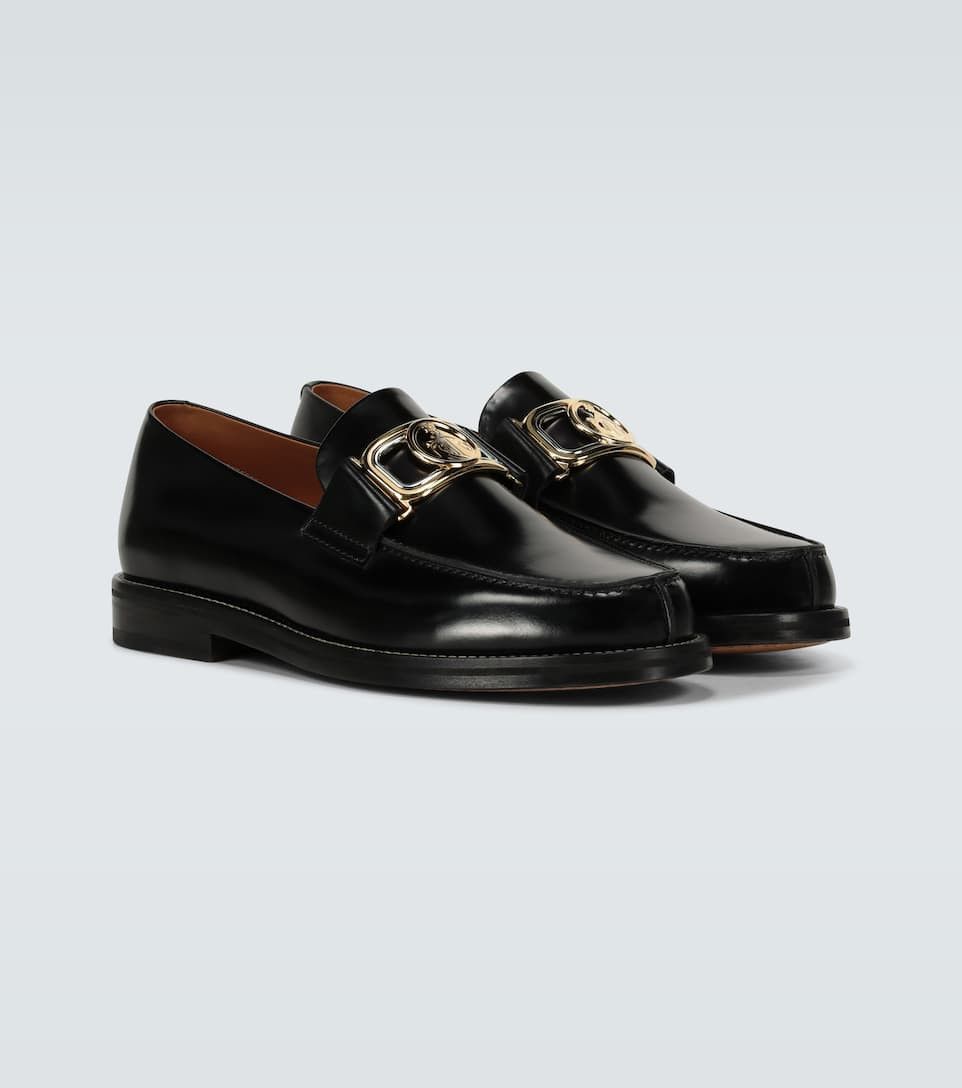Lanvin BNWT AW20 LANVIN SWAN LOAFERS IN BRUSHED LEATHER 40 Size US 7 / EU 40 - 10 Thumbnail