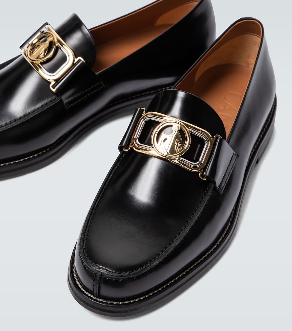 Lanvin BNWT AW20 LANVIN SWAN LOAFERS IN BRUSHED LEATHER 40 Size US 7 / EU 40 - 1 Thumbnail