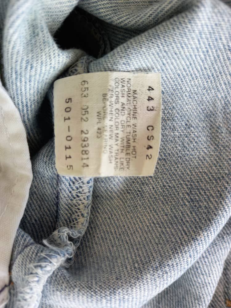 Levi's × Levi's Vintage Clothing Vintage 90's Levi's 501 Rusty Distressed Size US 32 / EU 48 - 15 Thumbnail