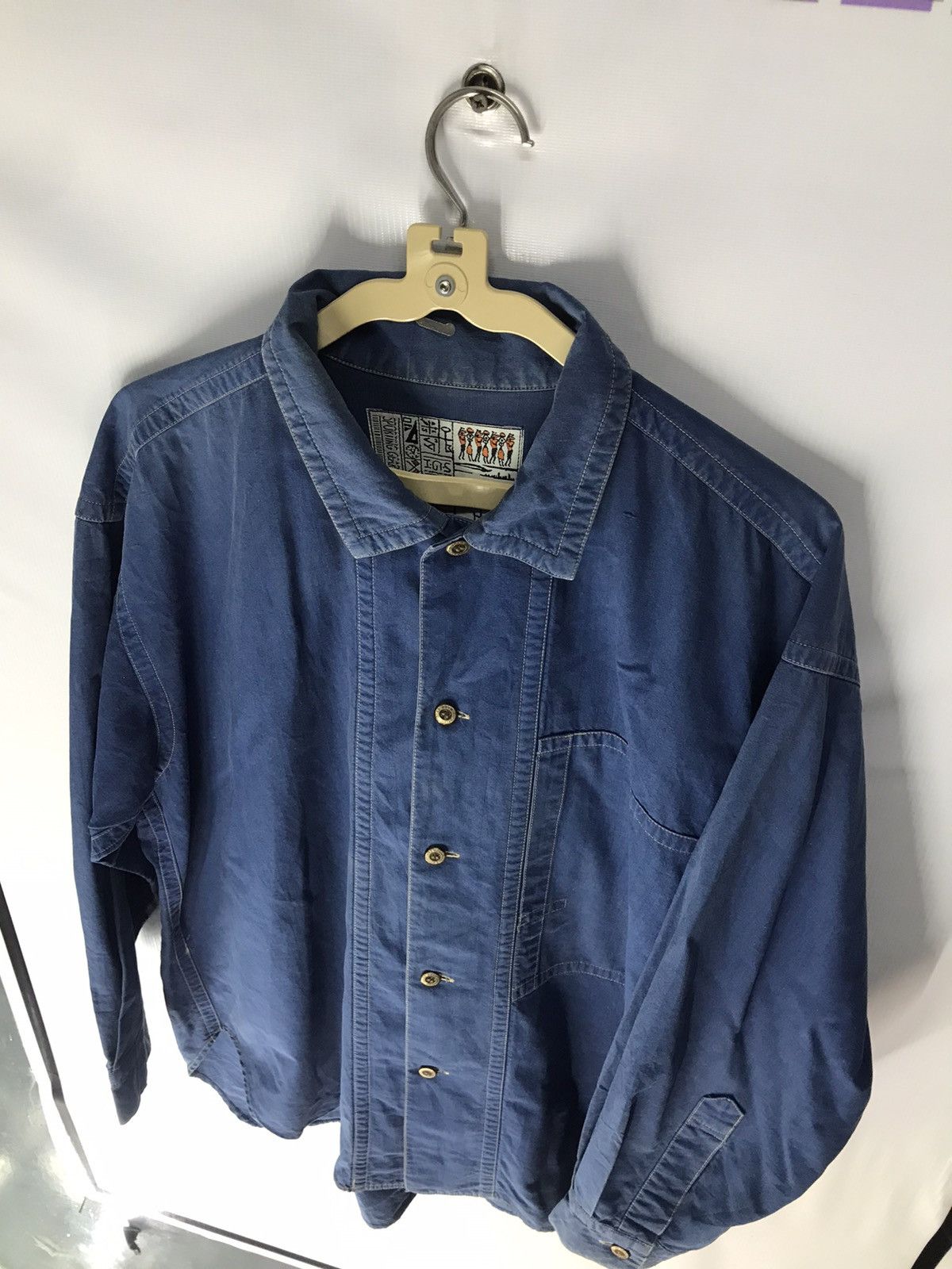 Hai Sporting Gear × Issey Miyake × Japanese Brand 🔥hai sporting gear by issey miyake button up Size US L / EU 52-54 / 3 - 9 Thumbnail