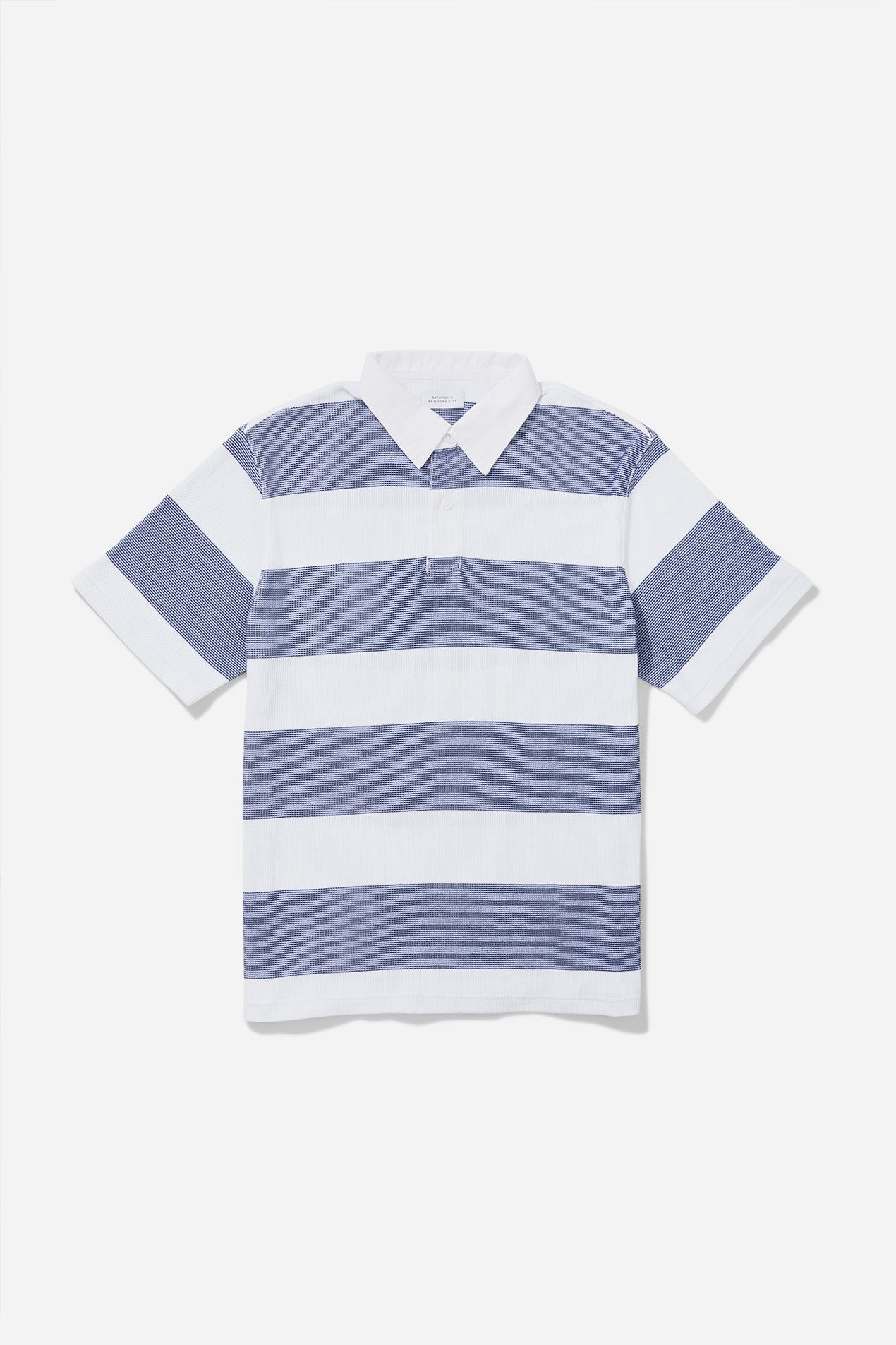 Saturdays NYC BNWT SS19 SATURDAYS NEW YORK CITY STRIPE POLO M Size US M / EU 48-50 / 2 - 15 Thumbnail