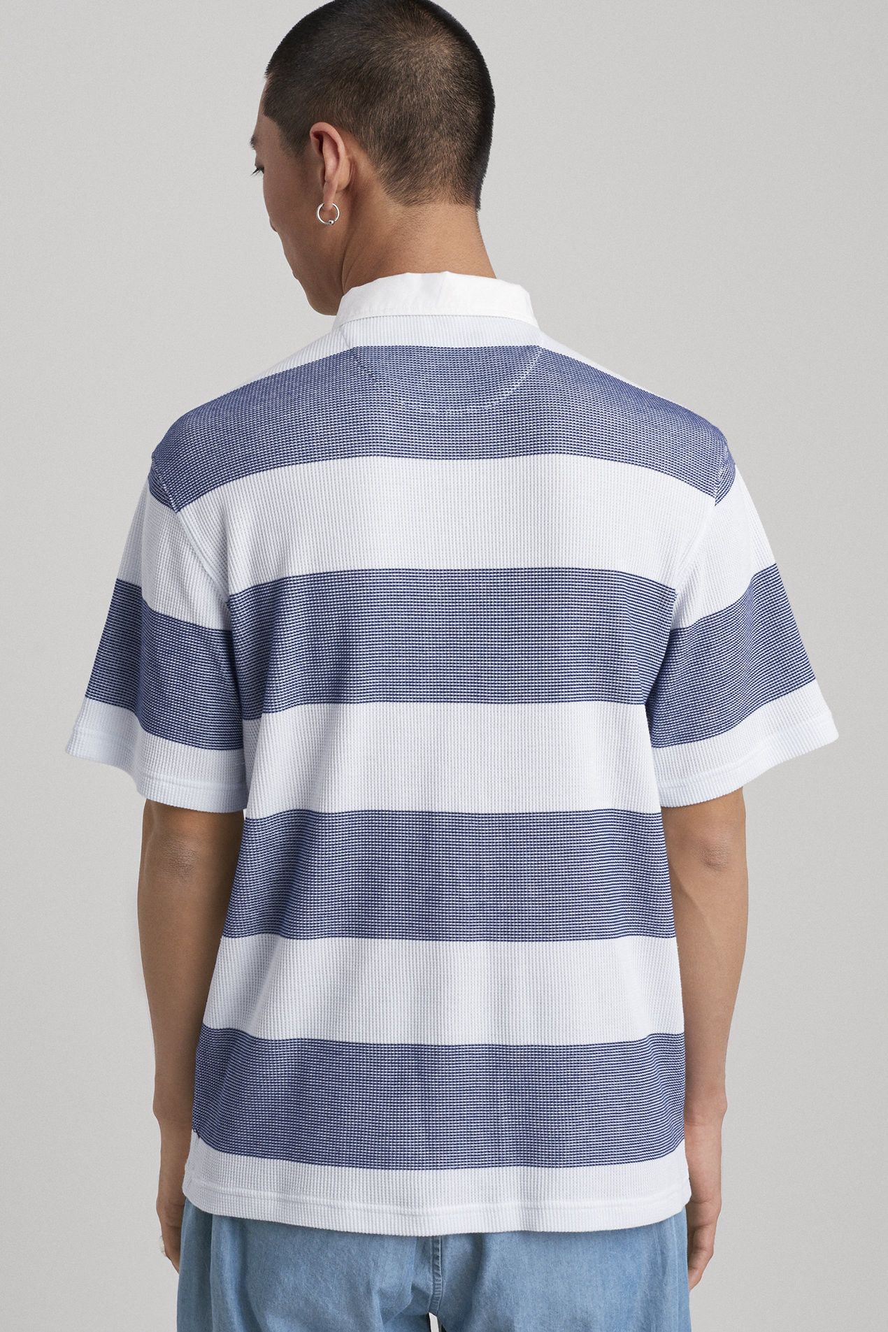 Saturdays NYC BNWT SS19 SATURDAYS NEW YORK CITY STRIPE POLO M Size US M / EU 48-50 / 2 - 18 Thumbnail
