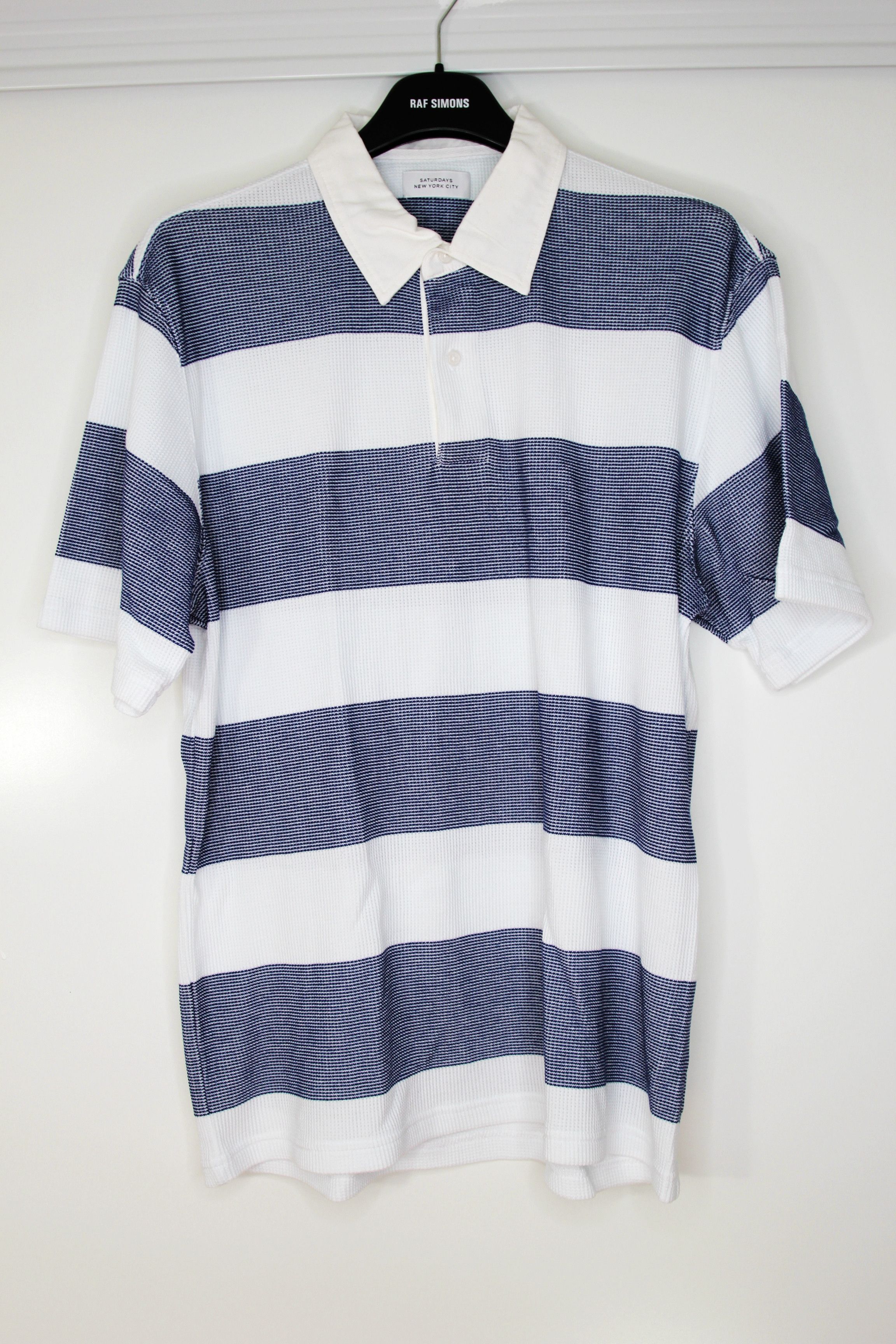 Saturdays NYC BNWT SS19 SATURDAYS NEW YORK CITY STRIPE POLO M Size US M / EU 48-50 / 2 - 2 Thumbnail