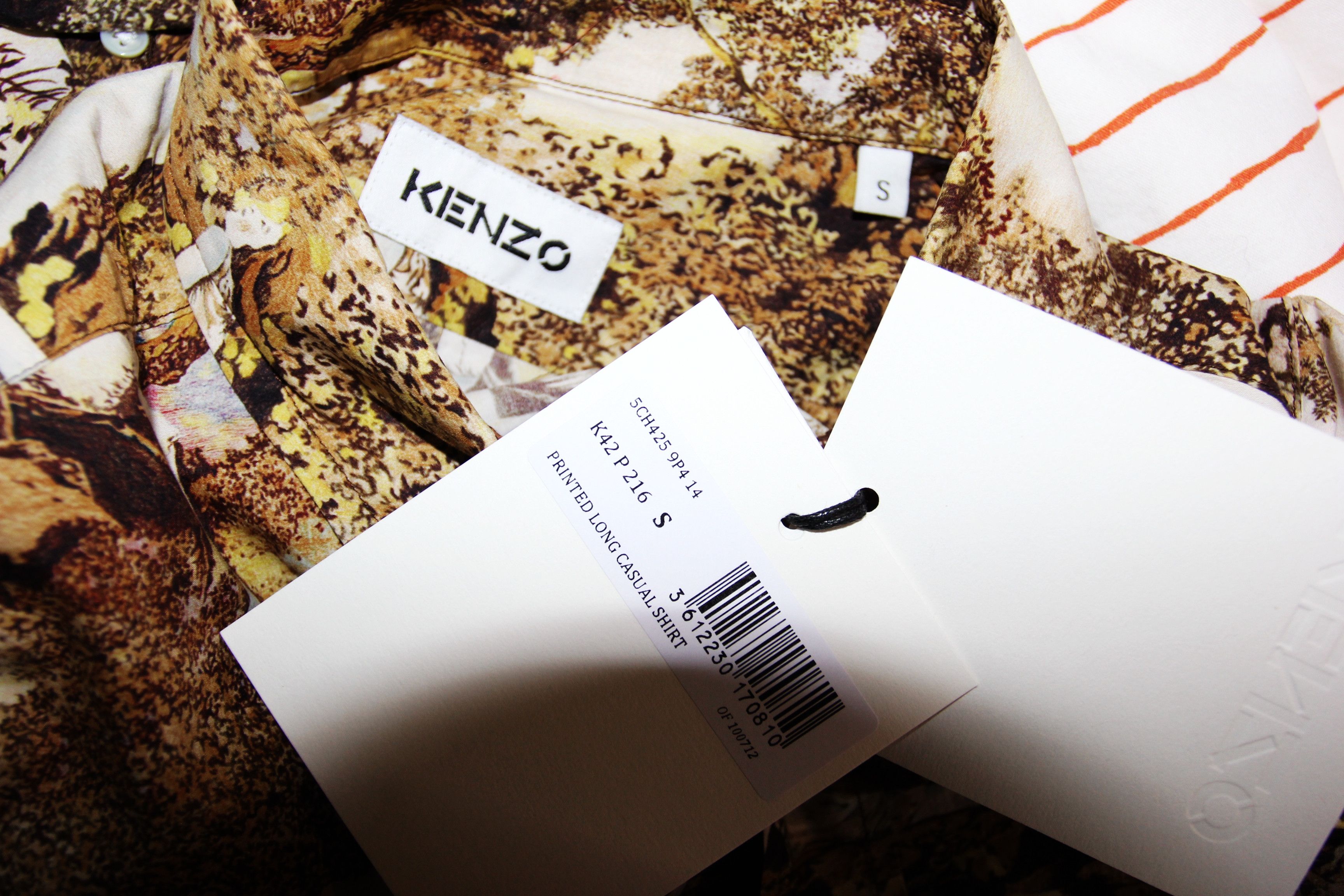 Kenzo BNWT AW21 KENZO "DREAMERS" PRINTED LONG CASUAL SHIRT S Size US S / EU 44-46 / 1 - 9 Thumbnail
