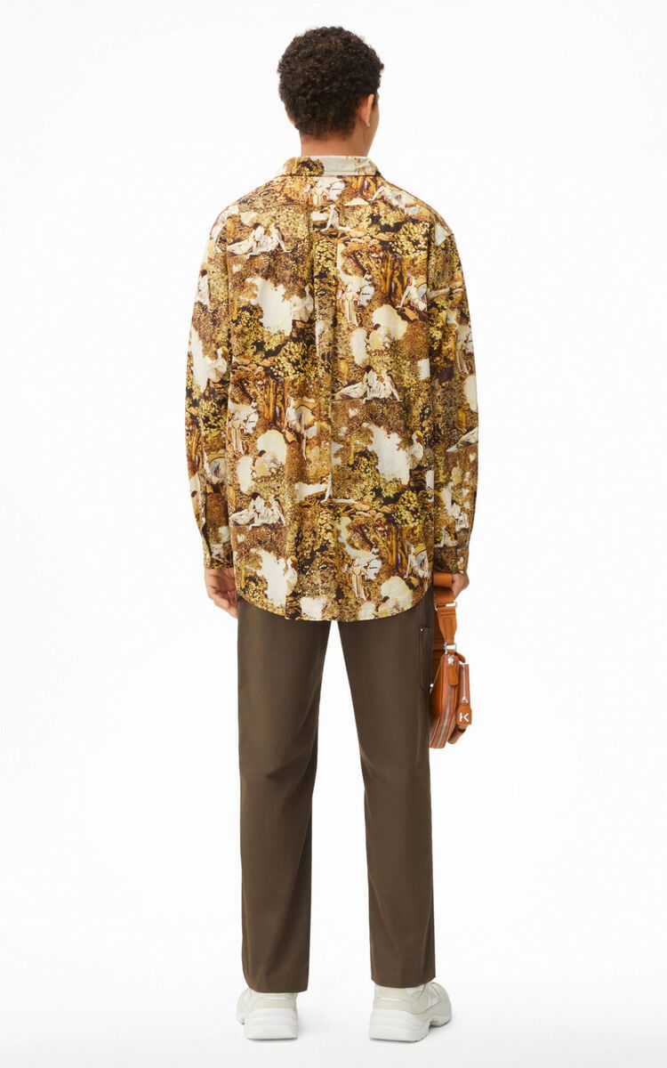 Kenzo BNWT AW21 KENZO "DREAMERS" PRINTED LONG CASUAL SHIRT S Size US S / EU 44-46 / 1 - 13 Thumbnail