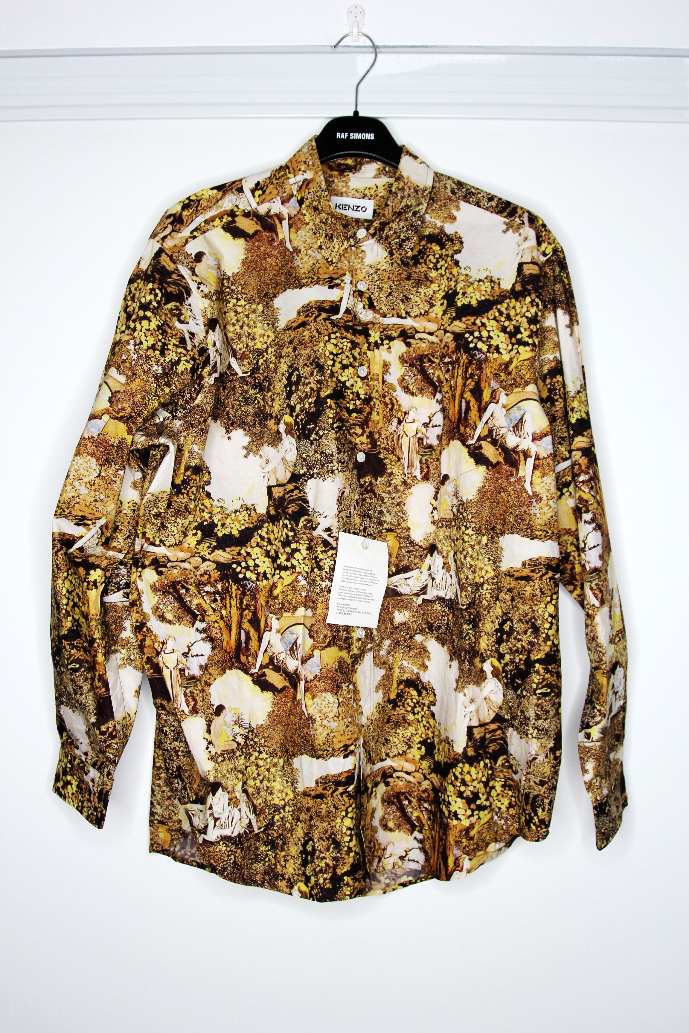 Kenzo BNWT AW21 KENZO "DREAMERS" PRINTED LONG CASUAL SHIRT S Size US S / EU 44-46 / 1 - 2 Thumbnail