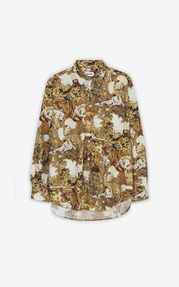 Kenzo BNWT AW21 KENZO "DREAMERS" PRINTED LONG CASUAL SHIRT S Size US S / EU 44-46 / 1 - 11 Thumbnail