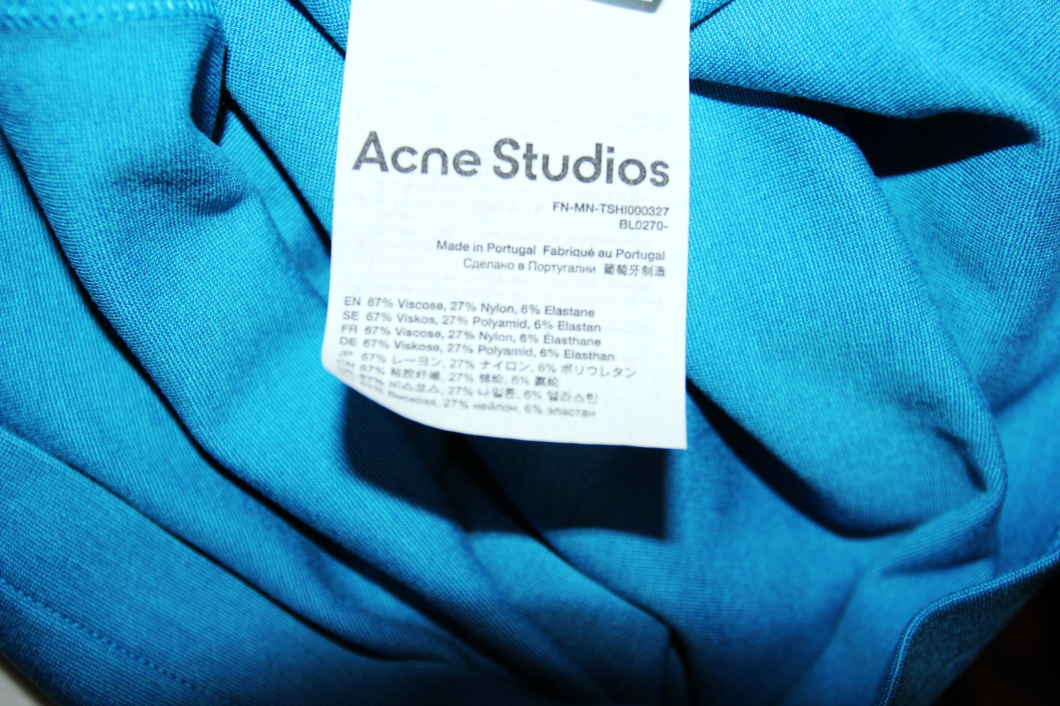 Acne Studios BNWT AW21 ACNE STUDIOS SYNTHETIC TURTLENECK TSHIRT XL Size US XL / EU 56 / 4 - 9 Thumbnail