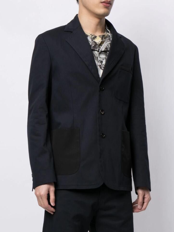 Marni BNWT SS21 MARNI SINGLE BREASTED BLAZER JACKET NAVY 48 Size US M / EU 48-50 / 2 - 1 Thumbnail