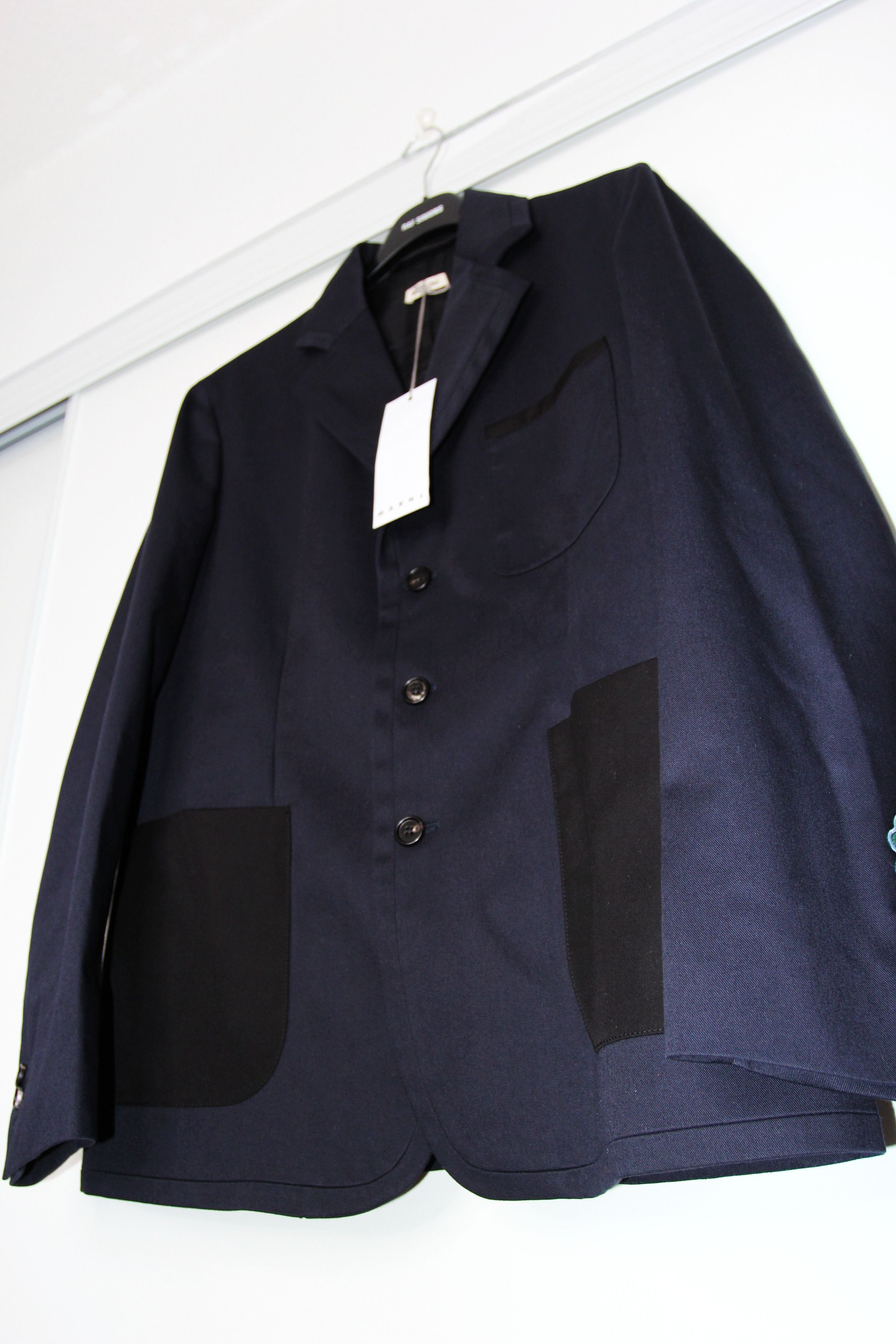 Marni BNWT SS21 MARNI SINGLE BREASTED BLAZER JACKET NAVY 48 Size US M / EU 48-50 / 2 - 6 Thumbnail