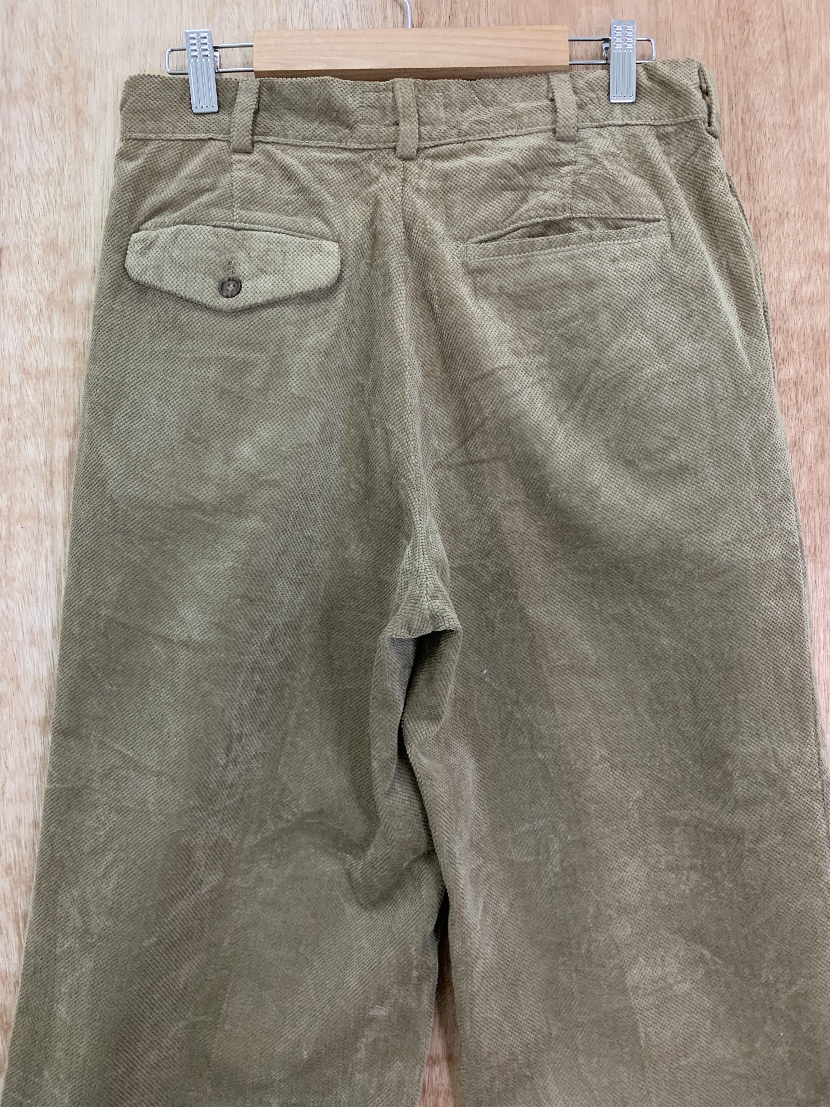 Levi's Conduroy Levis Workers Pants Brown Vintage Japanese Branded Size US 29 - 10 Thumbnail