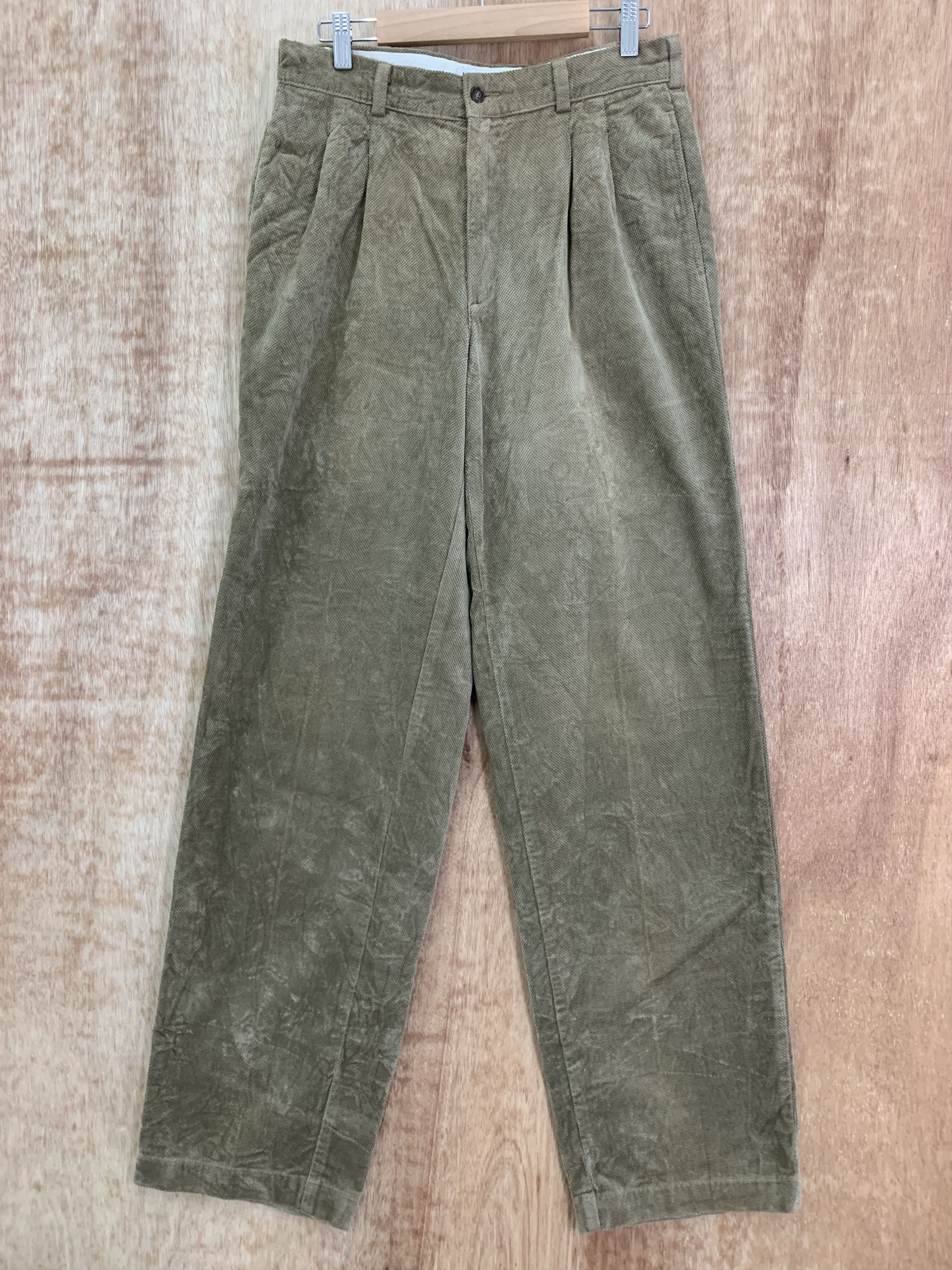 Levi's Conduroy Levis Workers Pants Brown Vintage Japanese Branded Size US 29 - 1 Thumbnail