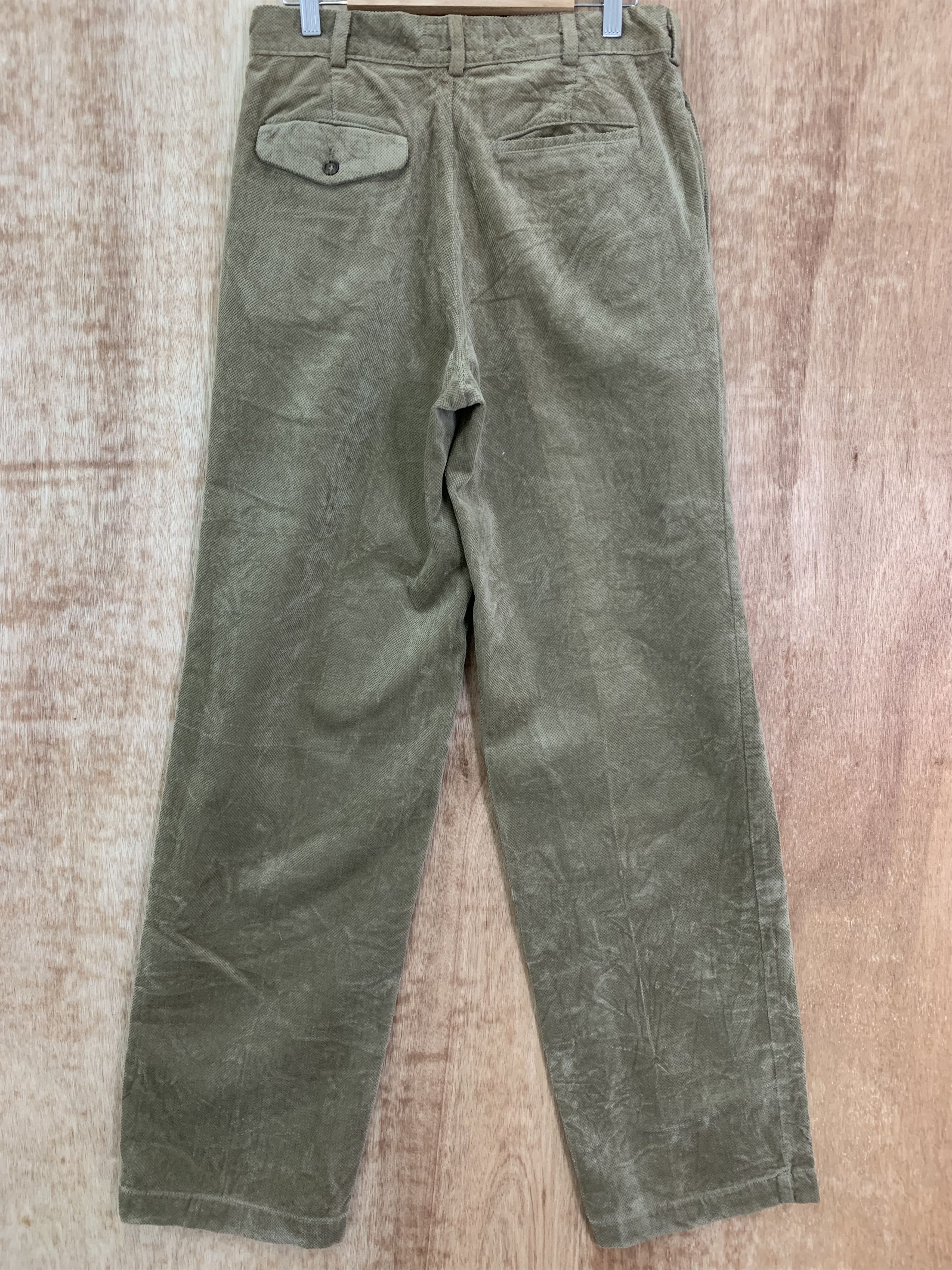 Levi's Conduroy Levis Workers Pants Brown Vintage Japanese Branded Size US 29 - 3 Thumbnail