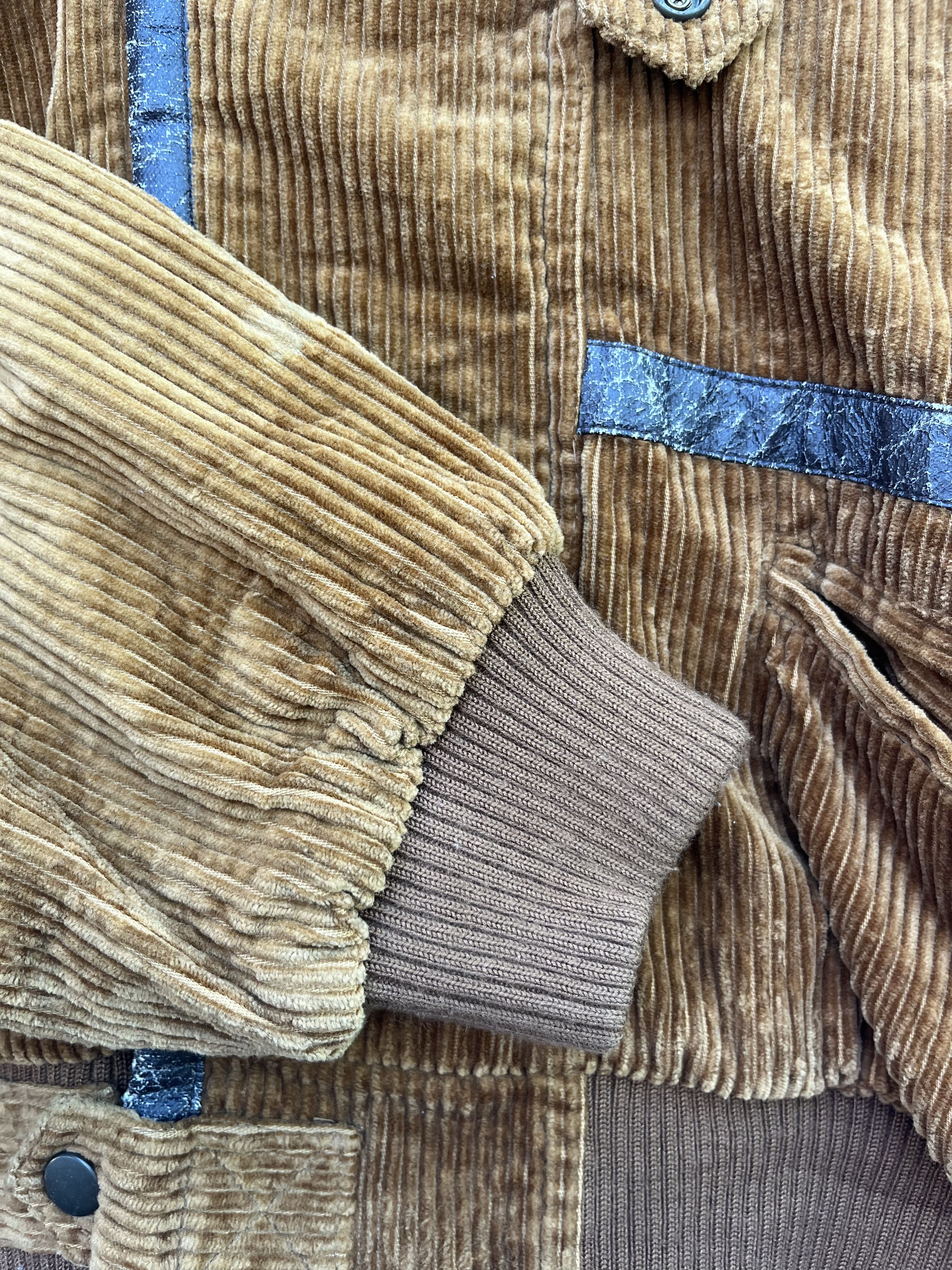 Express × Vintage Vintage Express Outfits Corduroy Sherpa Crop Jacket Size M / US 6-8 / IT 42-44 - 6 Thumbnail