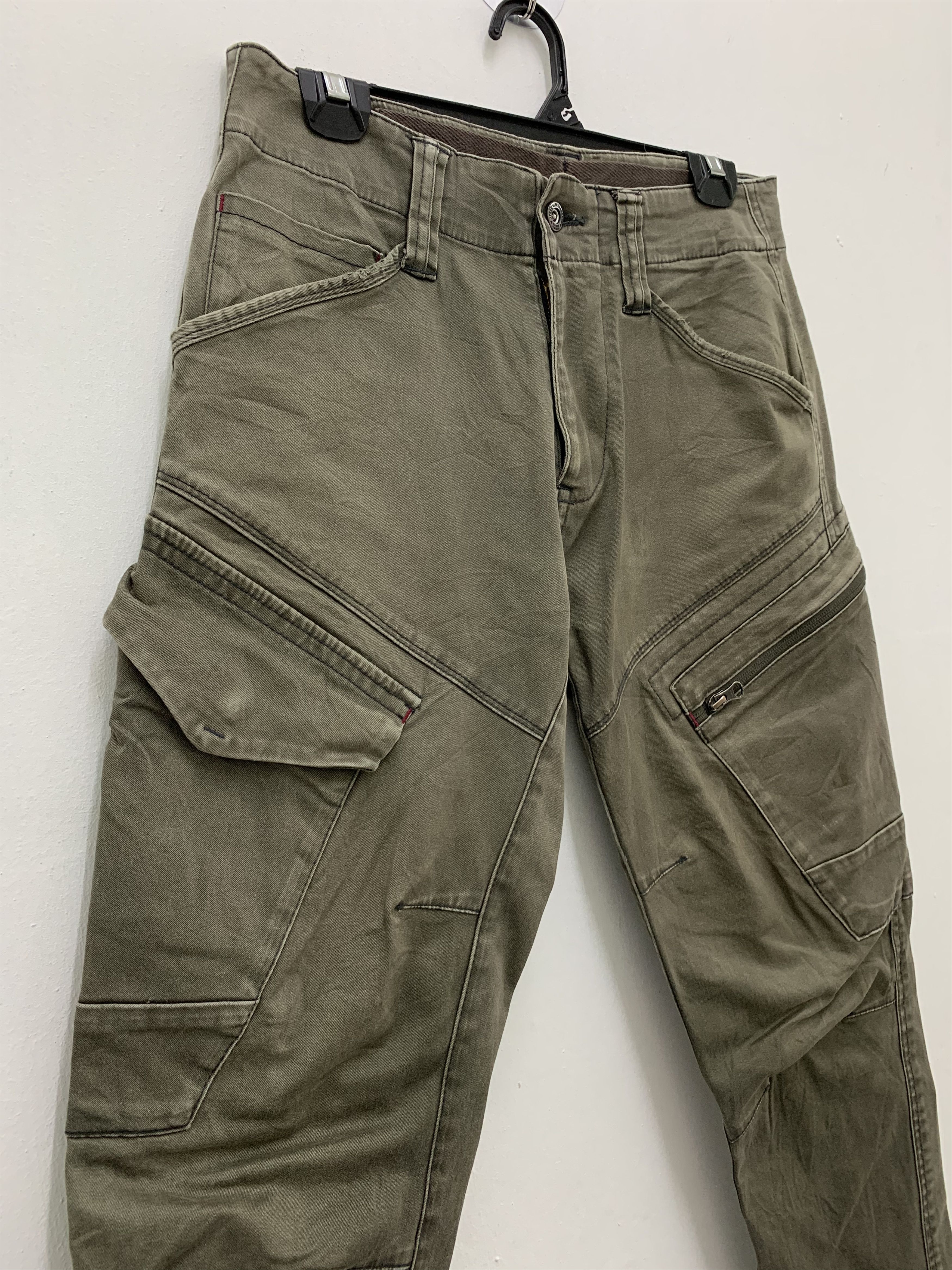 Japanese Brand Cargo Pants Genba Xebec Multipocket Utility Streetwear Size US 29 - 16 Thumbnail