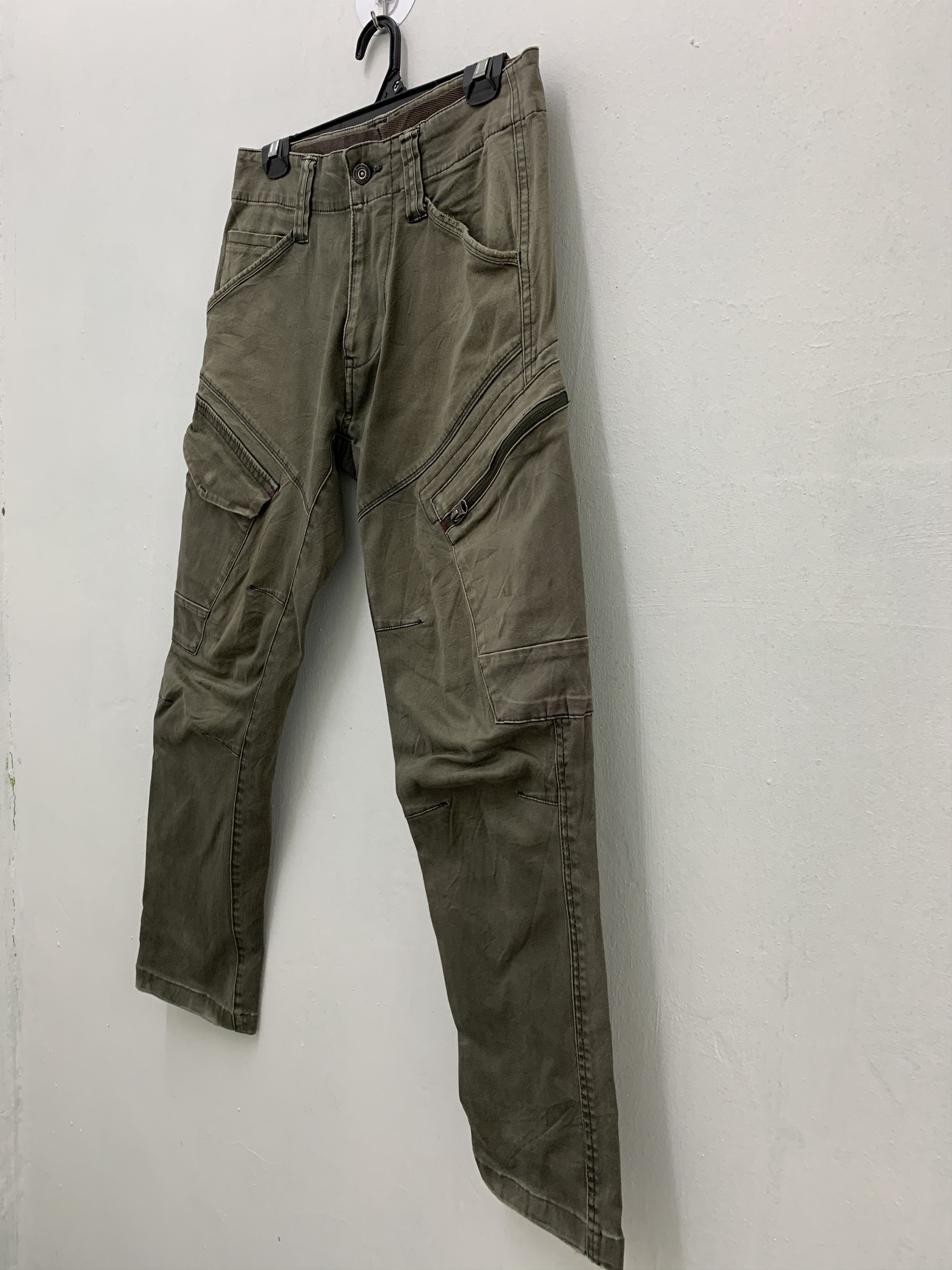 Japanese Brand Cargo Pants Genba Xebec Multipocket Utility Streetwear Size US 29 - 4 Thumbnail