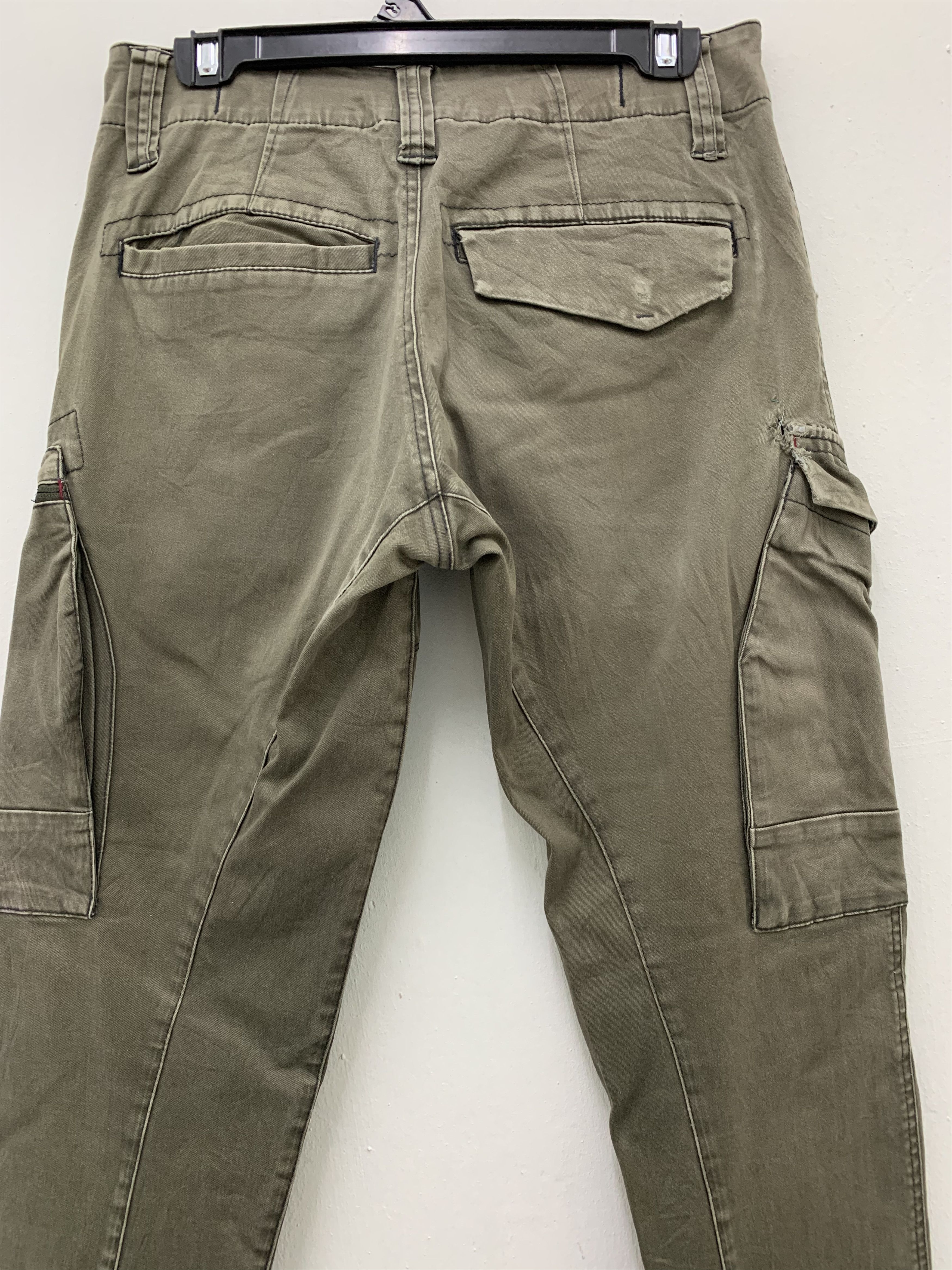 Japanese Brand Cargo Pants Genba Xebec Multipocket Utility Streetwear Size US 29 - 10 Thumbnail