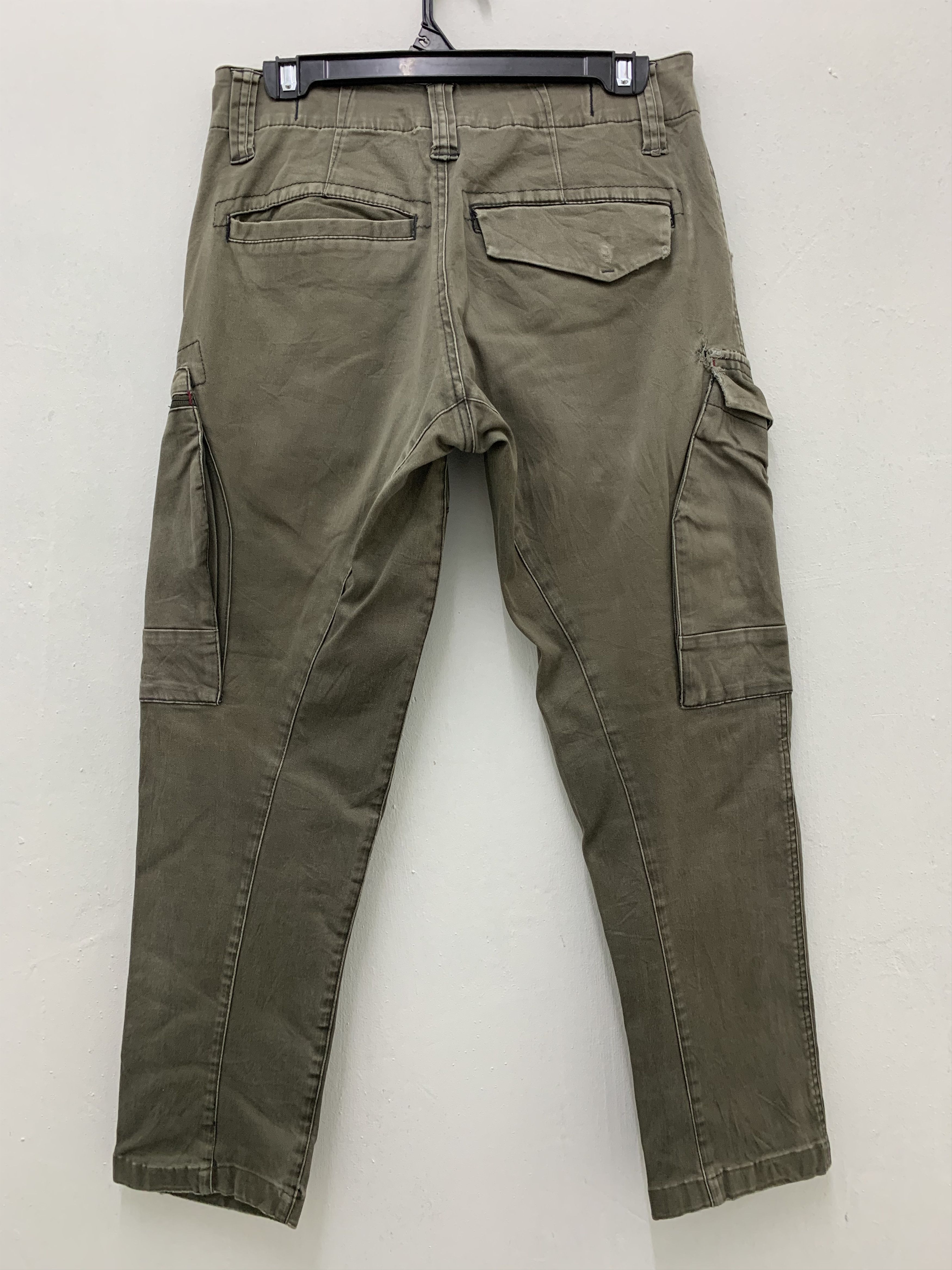 Japanese Brand Cargo Pants Genba Xebec Multipocket Utility Streetwear Size US 29 - 9 Thumbnail