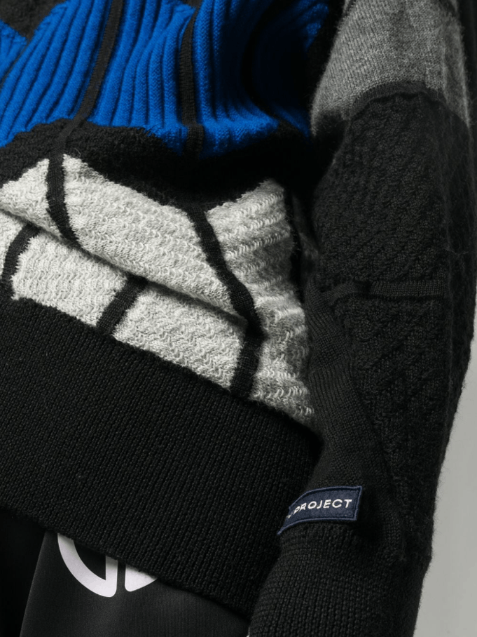 Y/Project BNWT AW20 Y/PROJECT GEOMETRIC INTARSIA WOOL SWEATER M Size US M / EU 48-50 / 2 - 18 Thumbnail
