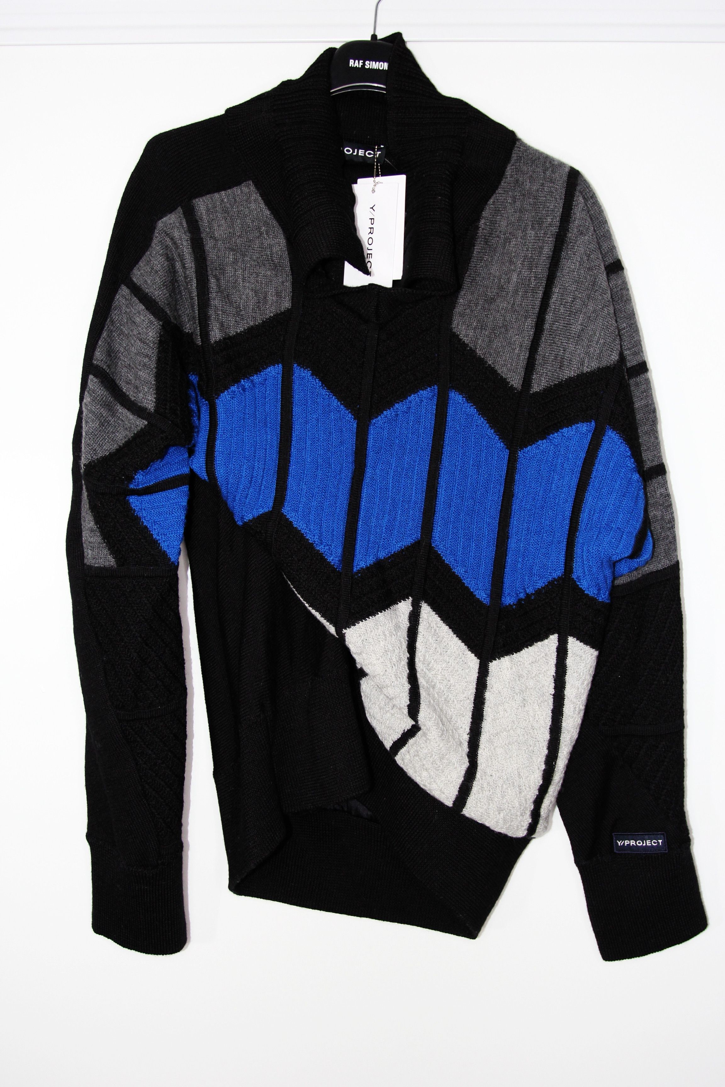 Y/Project BNWT AW20 Y/PROJECT GEOMETRIC INTARSIA WOOL SWEATER M Size US M / EU 48-50 / 2 - 2 Thumbnail