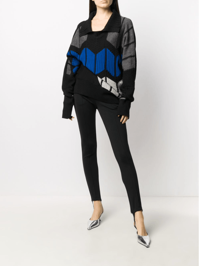 Y/Project BNWT AW20 Y/PROJECT GEOMETRIC INTARSIA WOOL SWEATER M Size US M / EU 48-50 / 2 - 15 Thumbnail