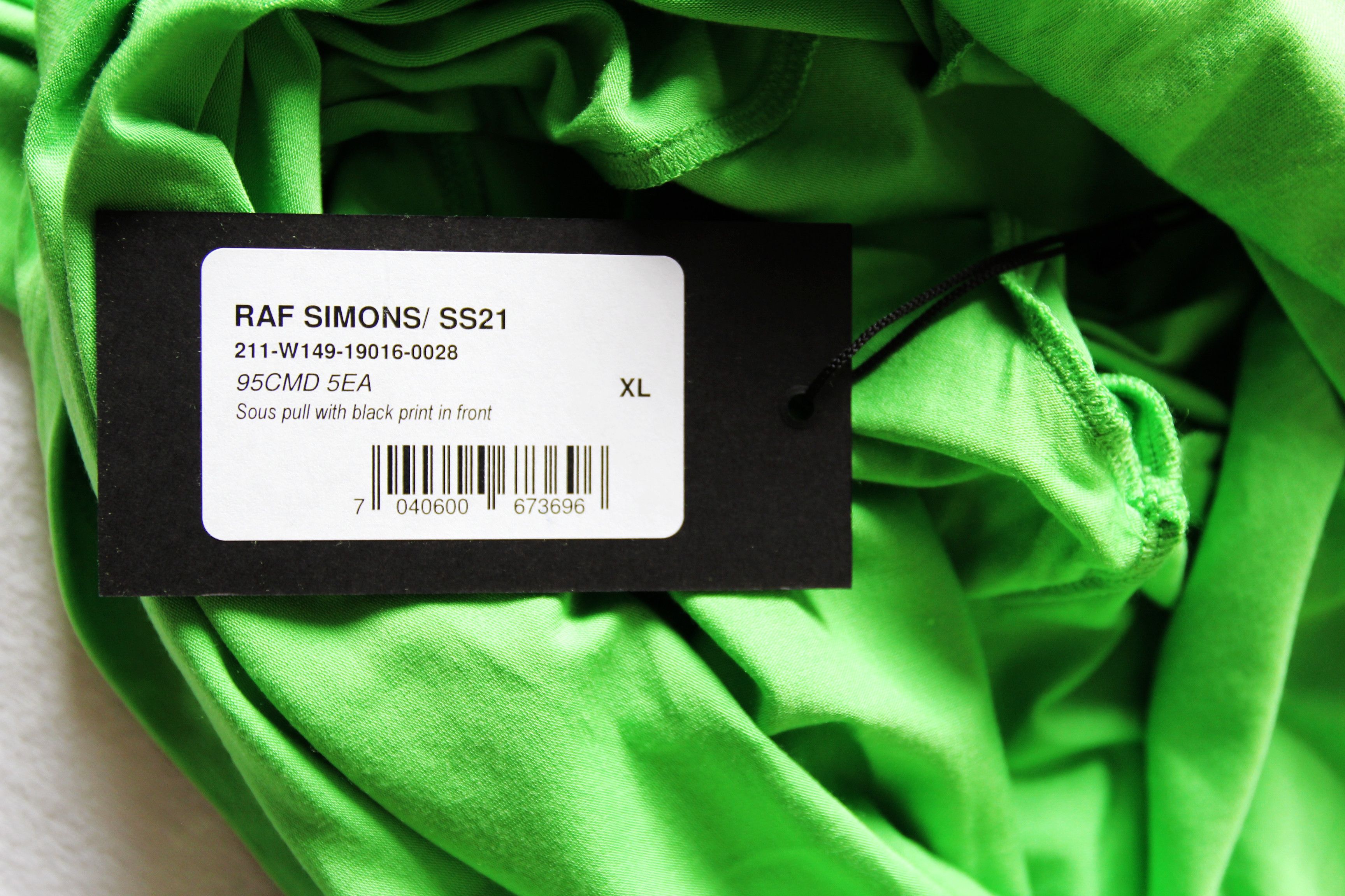 Raf Simons BNWT SS21 RAF SIMONS JOY DIVISION DISORDER SOUS PULL XL Size US XL / EU 56 / 4 - 10 Thumbnail