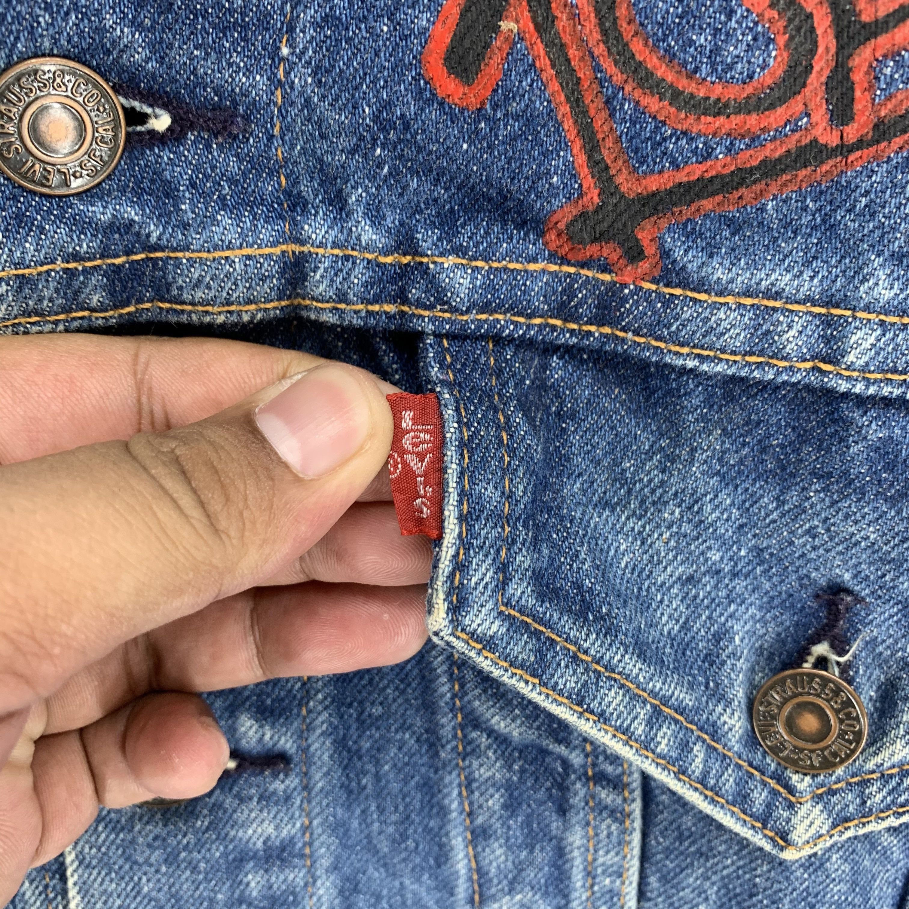 Levi's Levis Chino Tiger Printed Denim Jackets #3233-61 Size US M / EU 48-50 / 2 - 6 Thumbnail