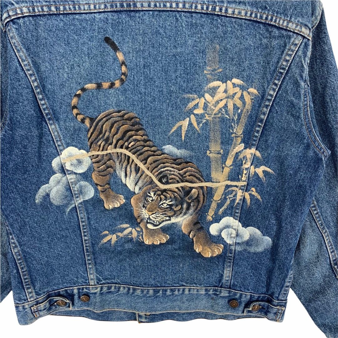 Levi's Levis Chino Tiger Printed Denim Jackets #3233-61 Size US M / EU 48-50 / 2 - 2 Thumbnail