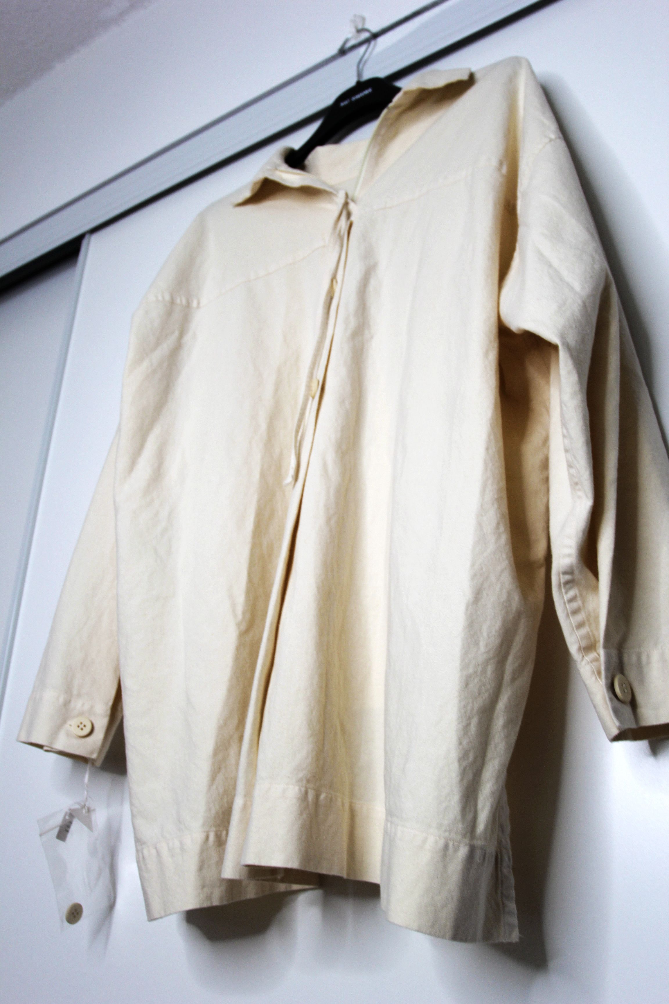 Issey Miyake BNWT SS21 ISSEY MIYAKE BOILED COTTON AND LINEN SHIRT 2 Size US M / EU 48-50 / 2 - 7 Thumbnail