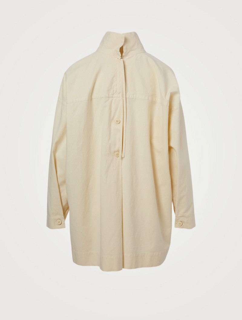 Issey Miyake BNWT SS21 ISSEY MIYAKE BOILED COTTON AND LINEN SHIRT 2 Size US M / EU 48-50 / 2 - 10 Thumbnail