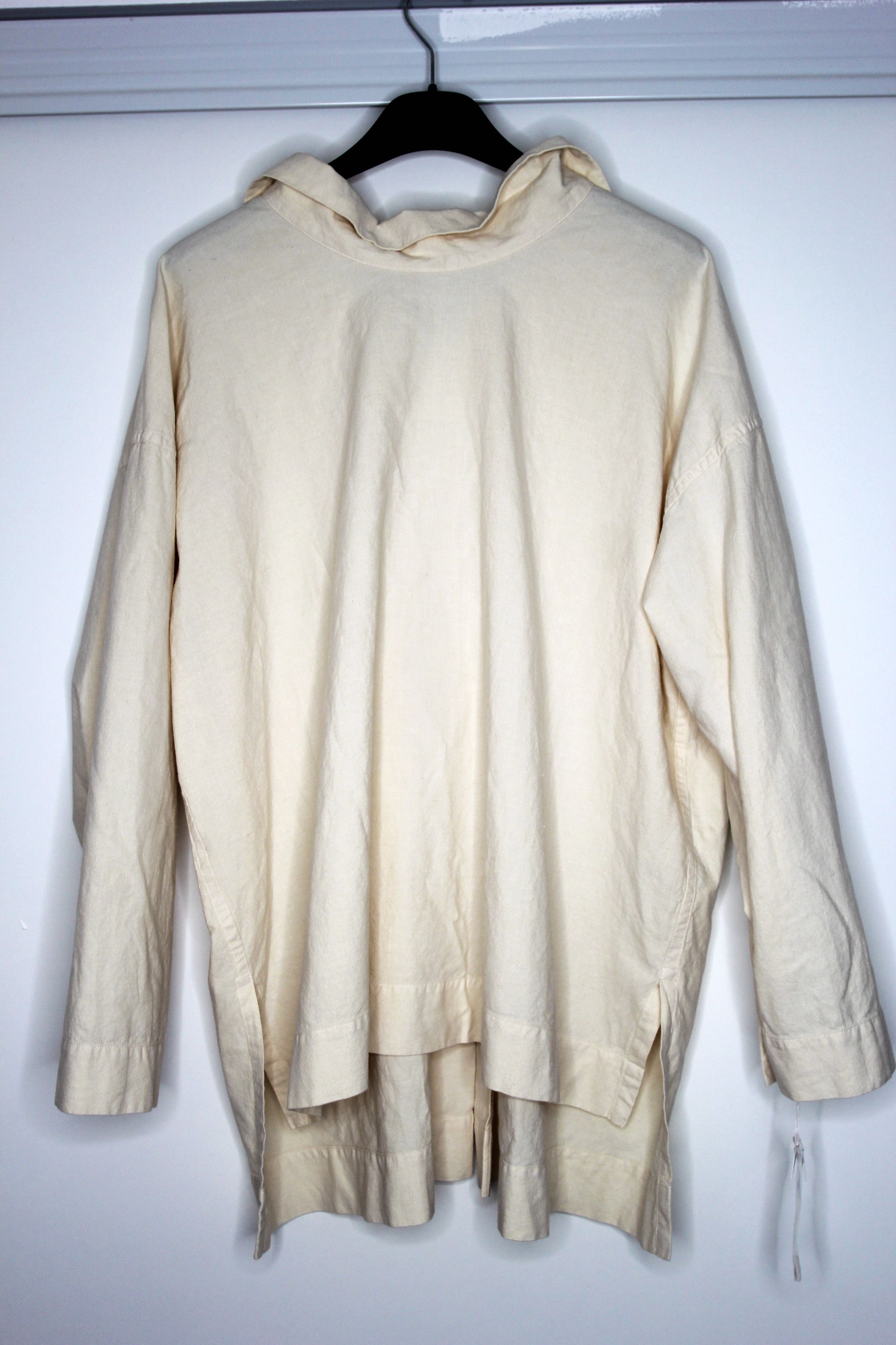 Issey Miyake BNWT SS21 ISSEY MIYAKE BOILED COTTON AND LINEN SHIRT 2 Size US M / EU 48-50 / 2 - 2 Thumbnail