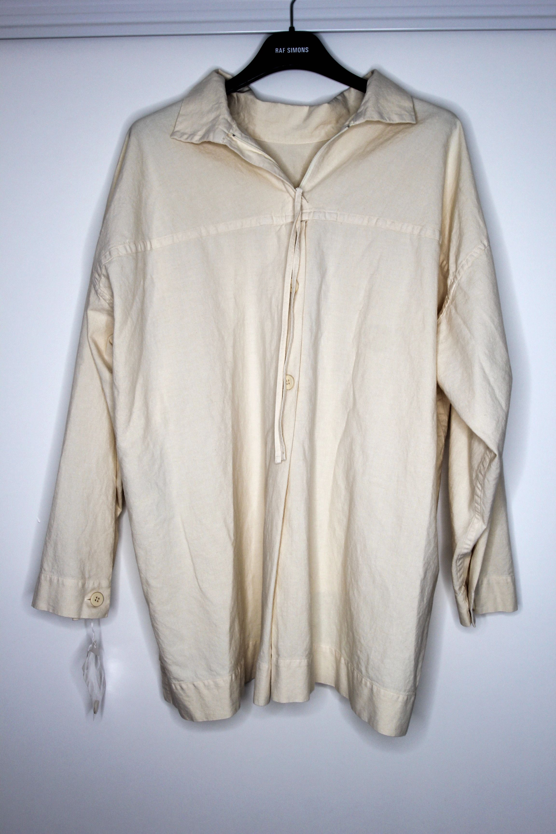 Issey Miyake BNWT SS21 ISSEY MIYAKE BOILED COTTON AND LINEN SHIRT 2 Size US M / EU 48-50 / 2 - 3 Thumbnail