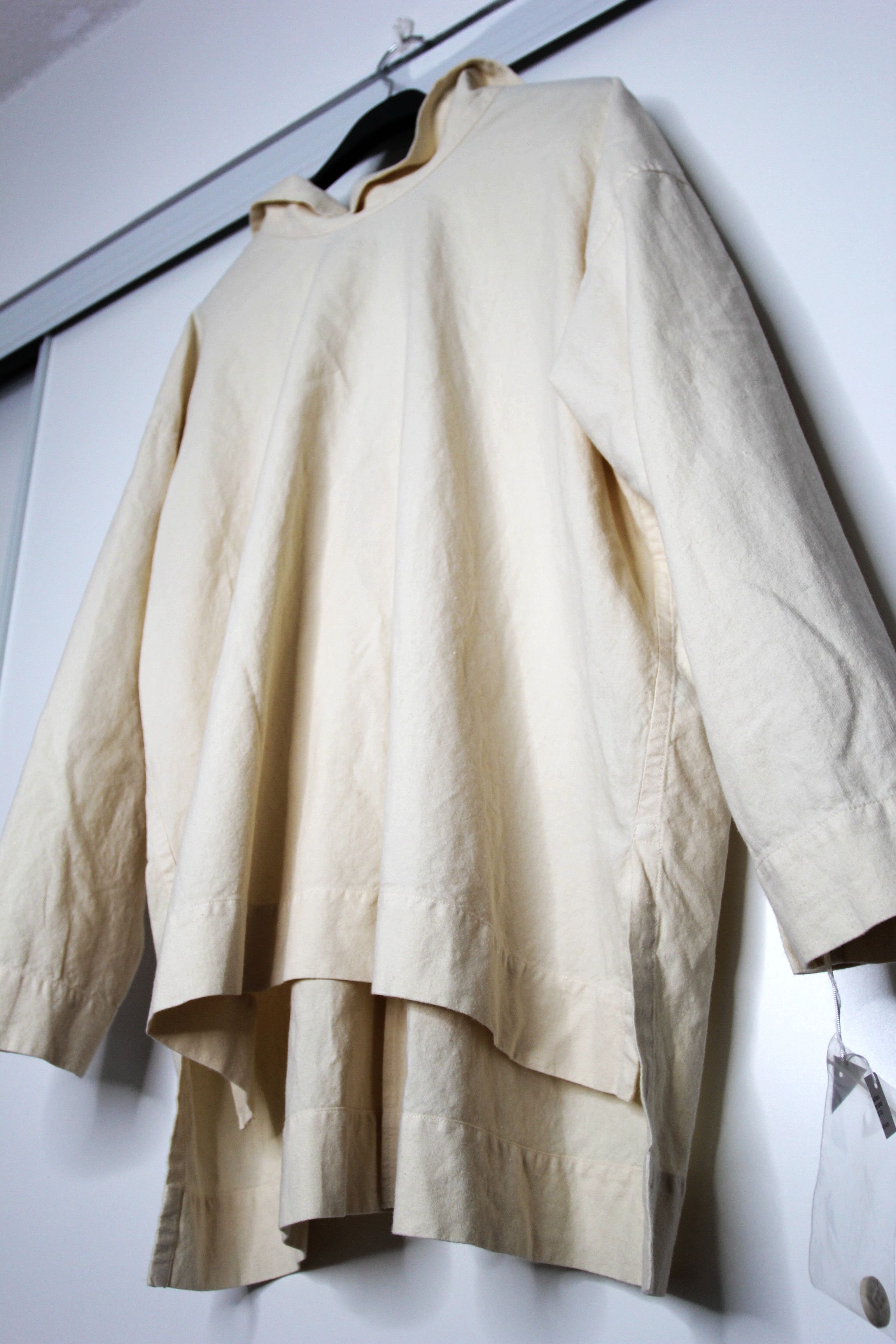 Issey Miyake BNWT SS21 ISSEY MIYAKE BOILED COTTON AND LINEN SHIRT 2 Size US M / EU 48-50 / 2 - 5 Thumbnail