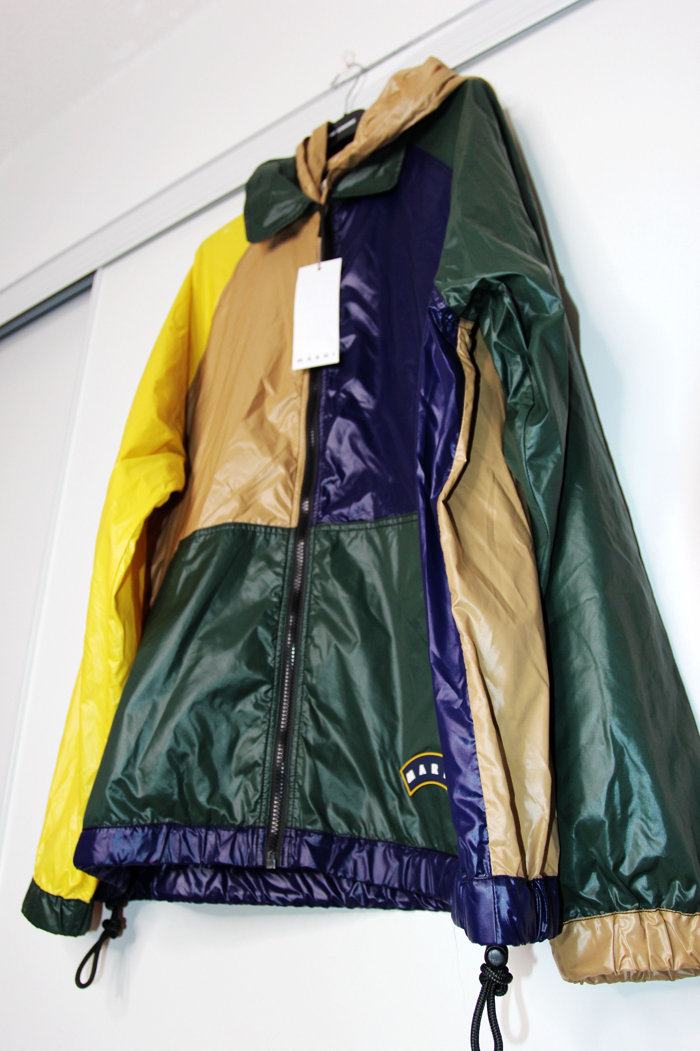 Marni BNWT SS21 MARNI COLOR BLOCK HOODED JACKET 50 Size US M / EU 48-50 / 2 - 6 Thumbnail