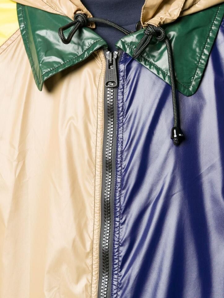 Marni BNWT SS21 MARNI COLOR BLOCK HOODED JACKET 50 Size US M / EU 48-50 / 2 - 16 Thumbnail