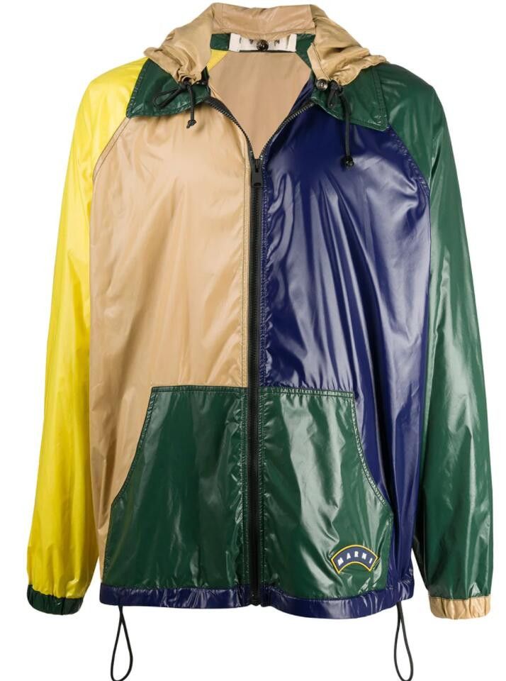 Marni BNWT SS21 MARNI COLOR BLOCK HOODED JACKET 48 Size US M / EU 48-50 / 2 - 12 Thumbnail