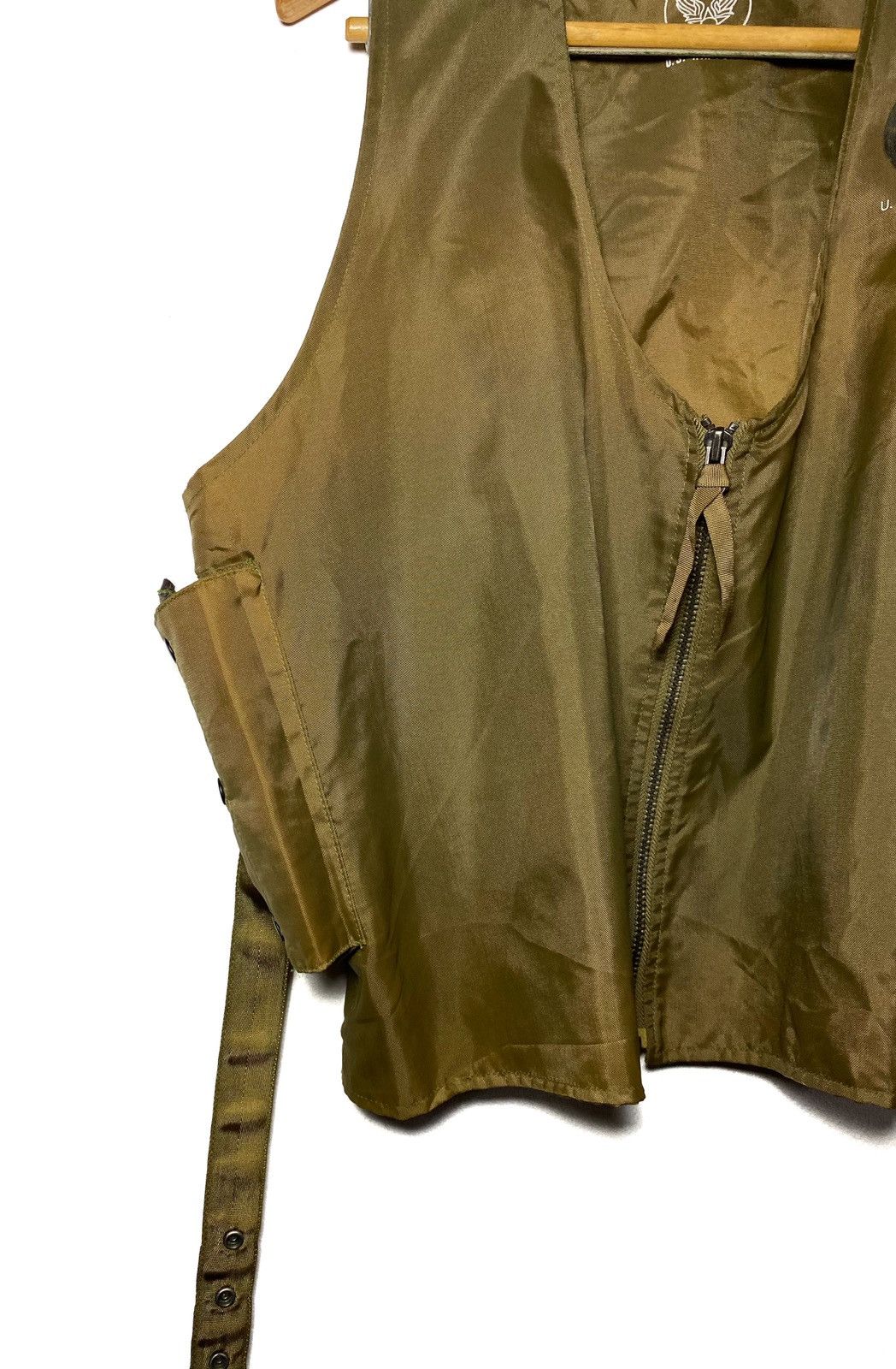 Vintage U.s Air FORCE Vest Radio Carrier Army Size US L / EU 52-54 / 3 - 3 Thumbnail