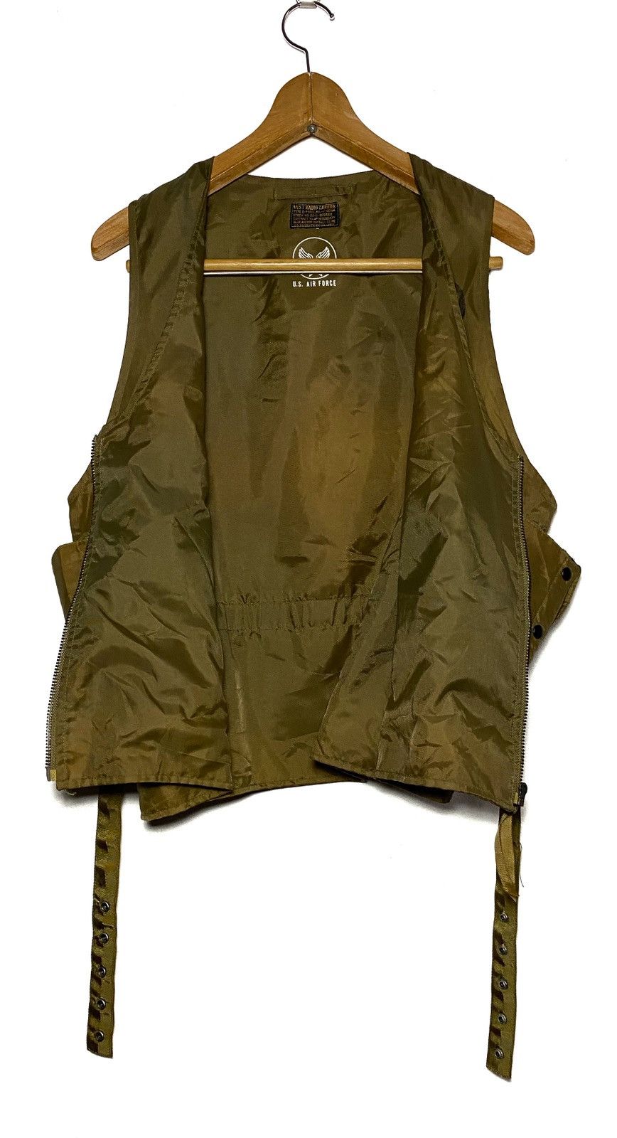 Vintage U.s Air FORCE Vest Radio Carrier Army Size US L / EU 52-54 / 3 - 5 Thumbnail