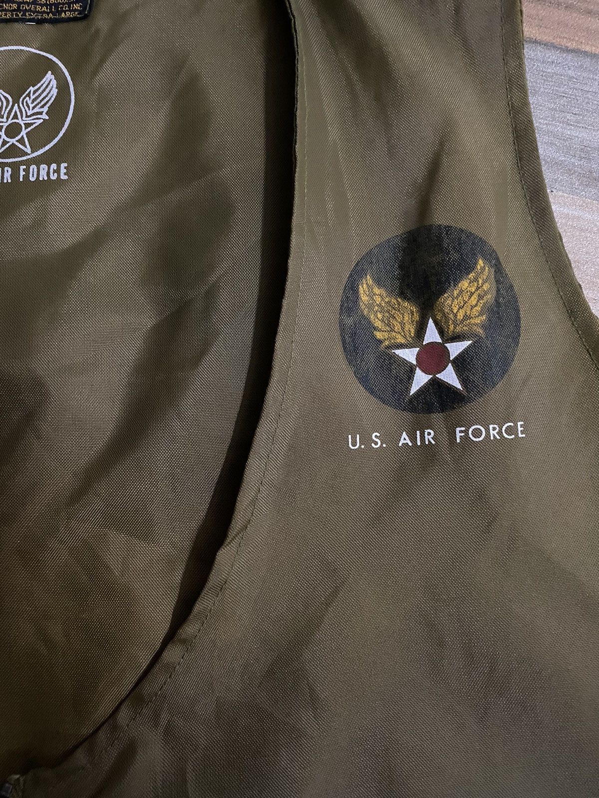 Vintage U.s Air FORCE Vest Radio Carrier Army Size US L / EU 52-54 / 3 - 9 Thumbnail