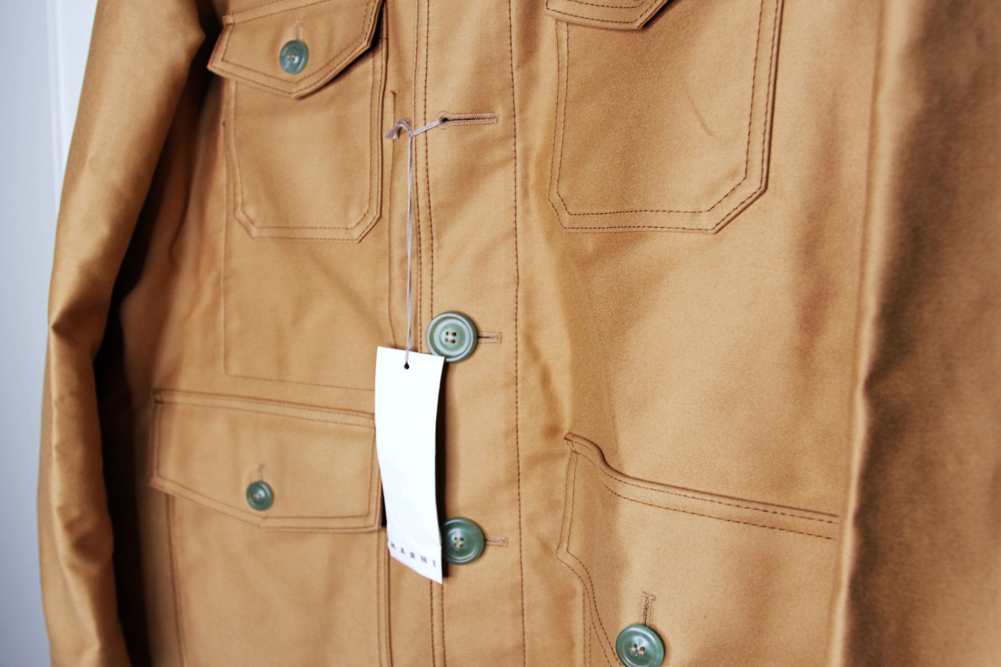 Marni BNWT SS20 MARNI BOXY FIT MILITARY JACKET 48 Size US M / EU 48-50 / 2 - 5 Thumbnail
