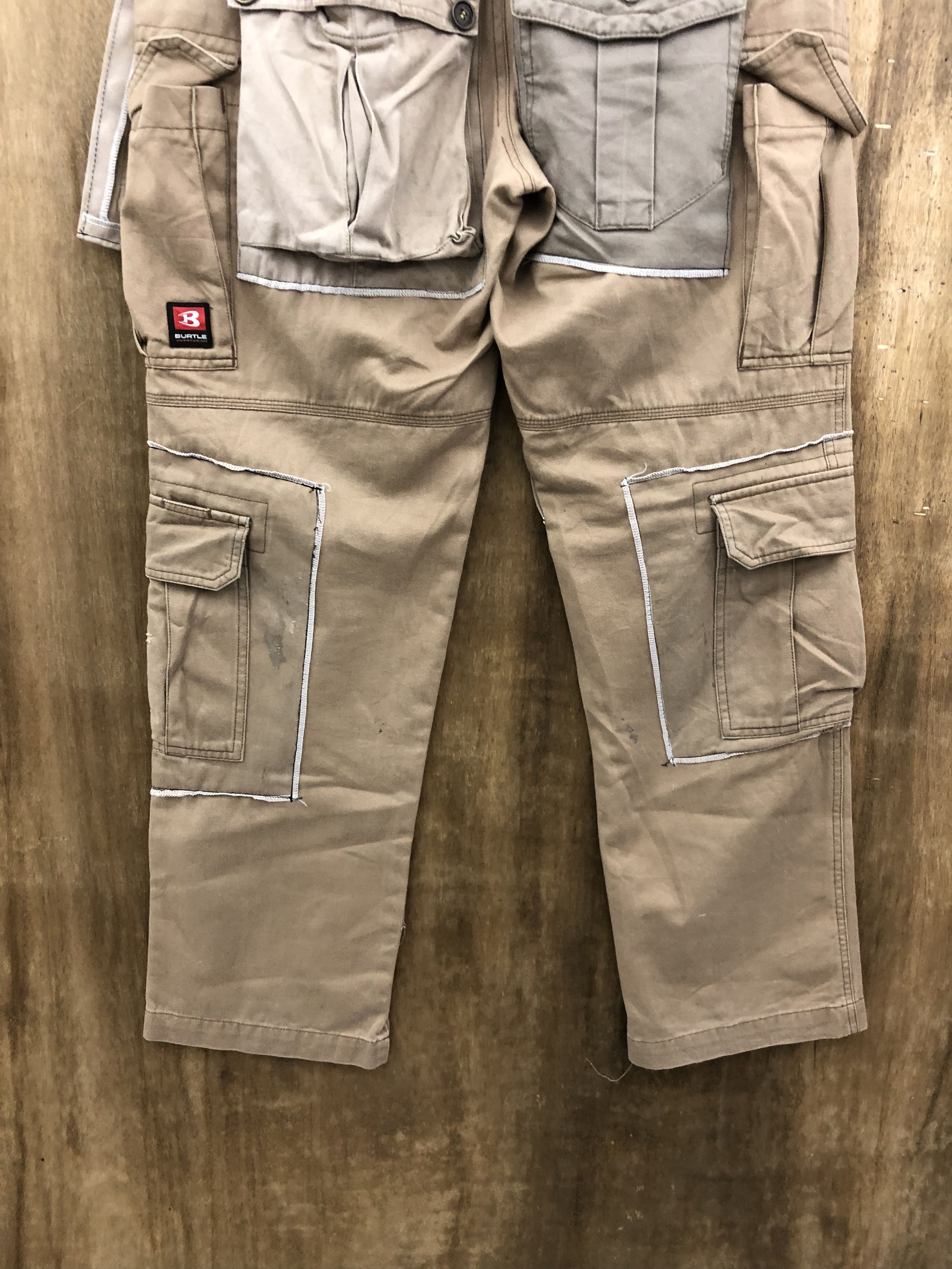 Japanese Brand DL Reworked13 Pockets Cargo Pants Patchwork Pants #A969 Size US 30 / EU 46 - 11 Thumbnail