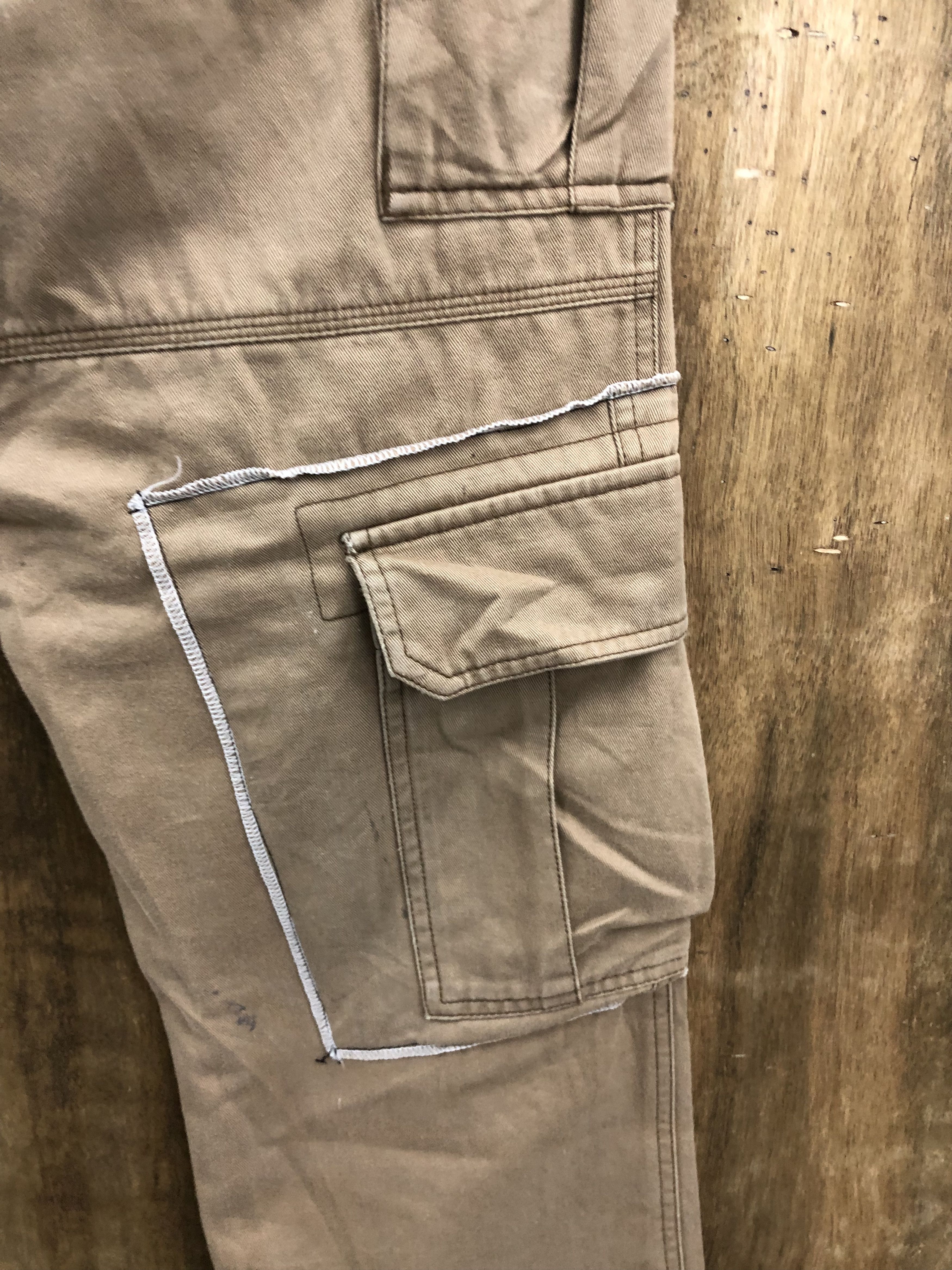 Japanese Brand DL Reworked13 Pockets Cargo Pants Patchwork Pants #A969 Size US 30 / EU 46 - 14 Thumbnail