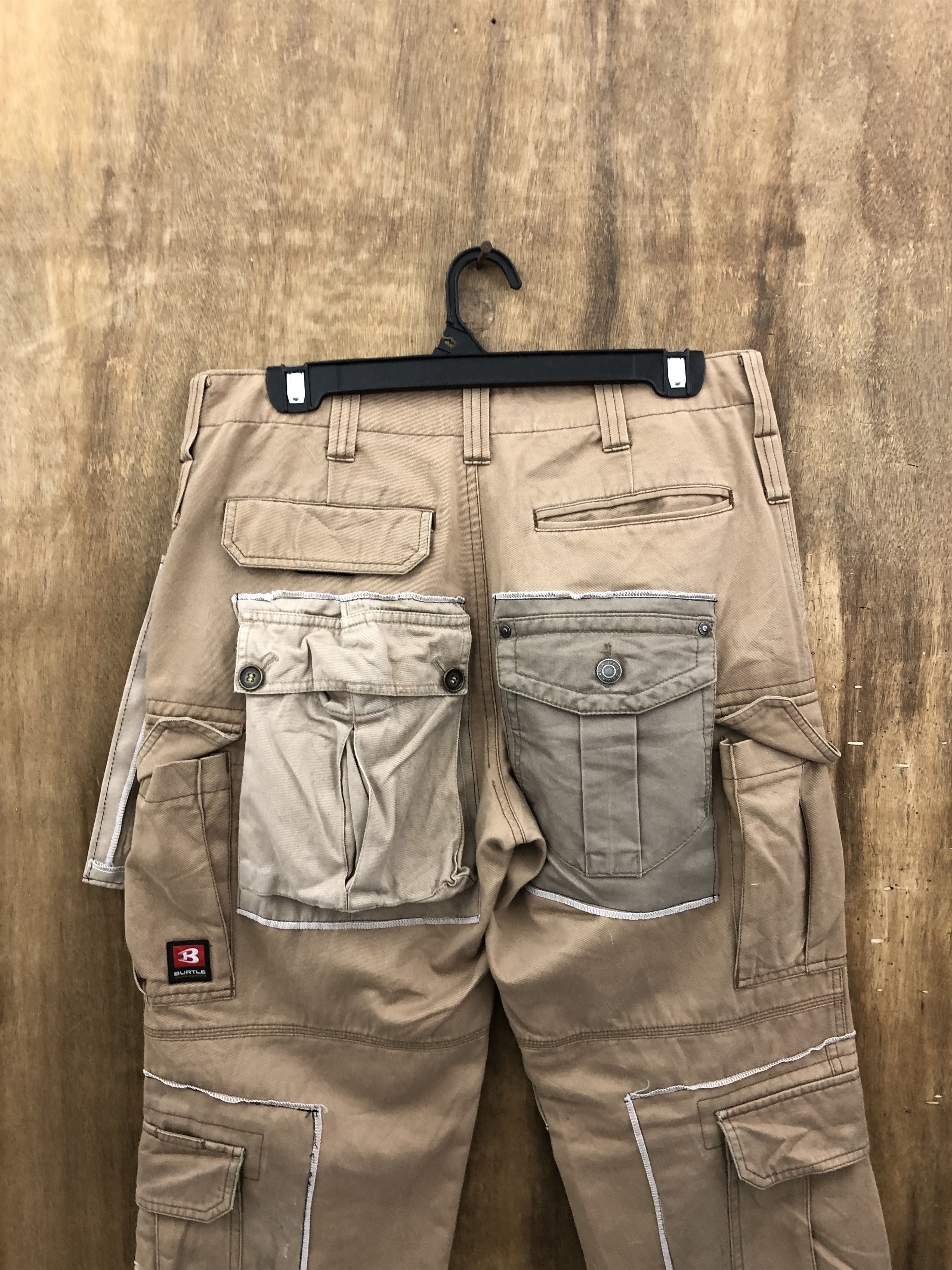 Japanese Brand DL Reworked13 Pockets Cargo Pants Patchwork Pants #A969 Size US 30 / EU 46 - 12 Thumbnail