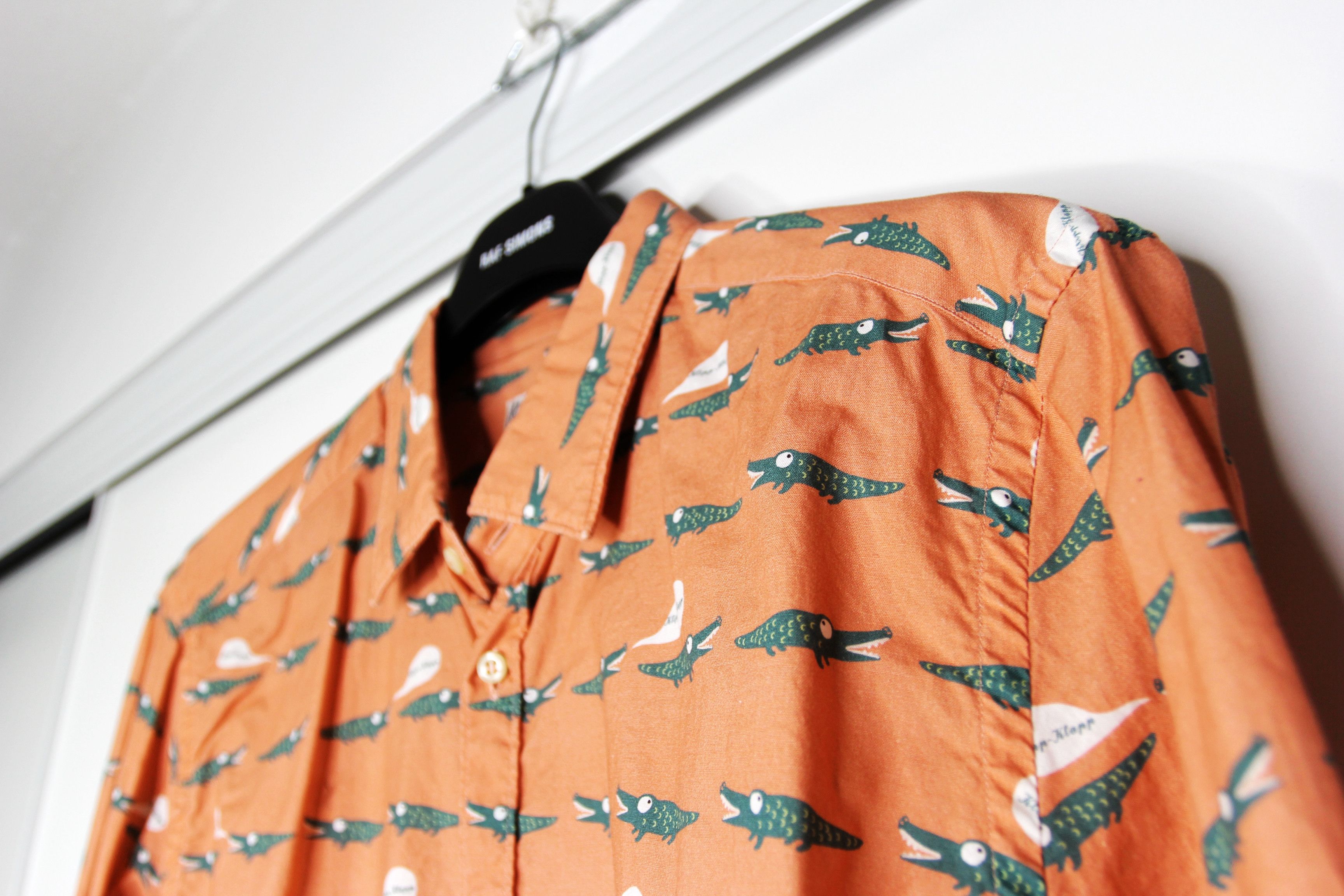 Bevilacqua BNWT SS16 BEVILACQUA DAVID CLUB CROCODILE PRINT SHIRT XL Size US XL / EU 56 / 4 - 4 Thumbnail