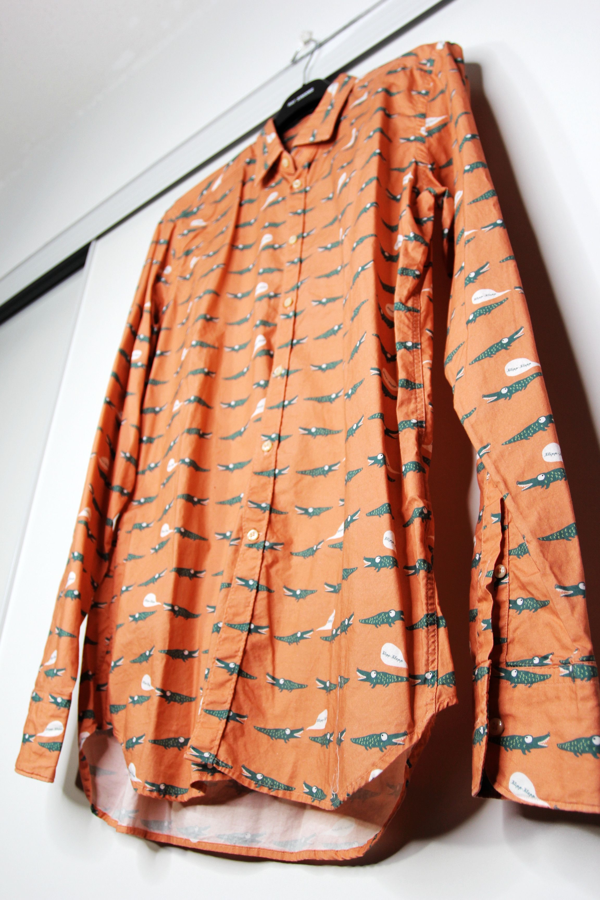 Bevilacqua BNWT SS16 BEVILACQUA DAVID CLUB CROCODILE PRINT SHIRT XL Size US XL / EU 56 / 4 - 6 Thumbnail