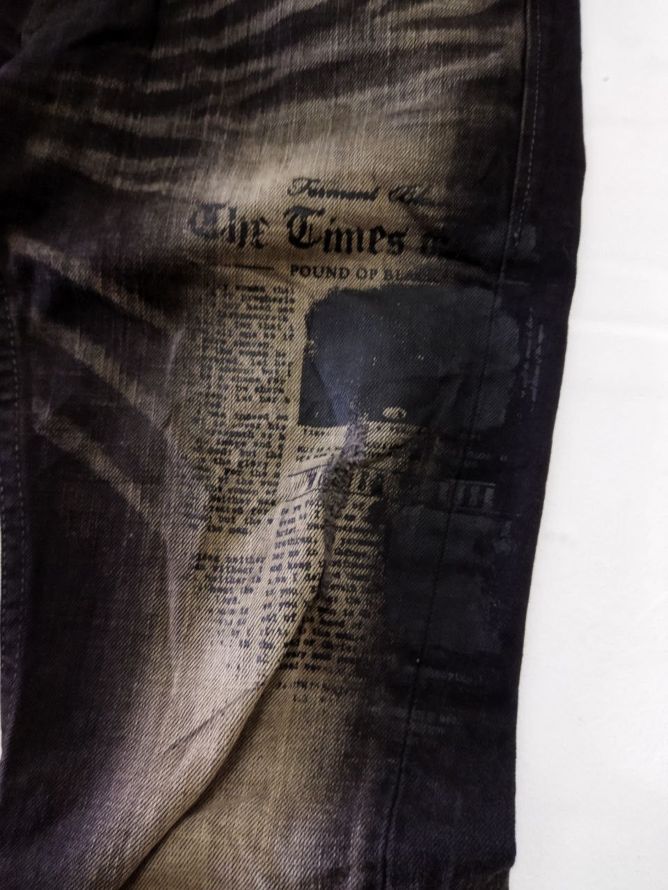 Murder License Murder License Printed Distressed Design Jeans Size US 34 / EU 50 - 10 Thumbnail