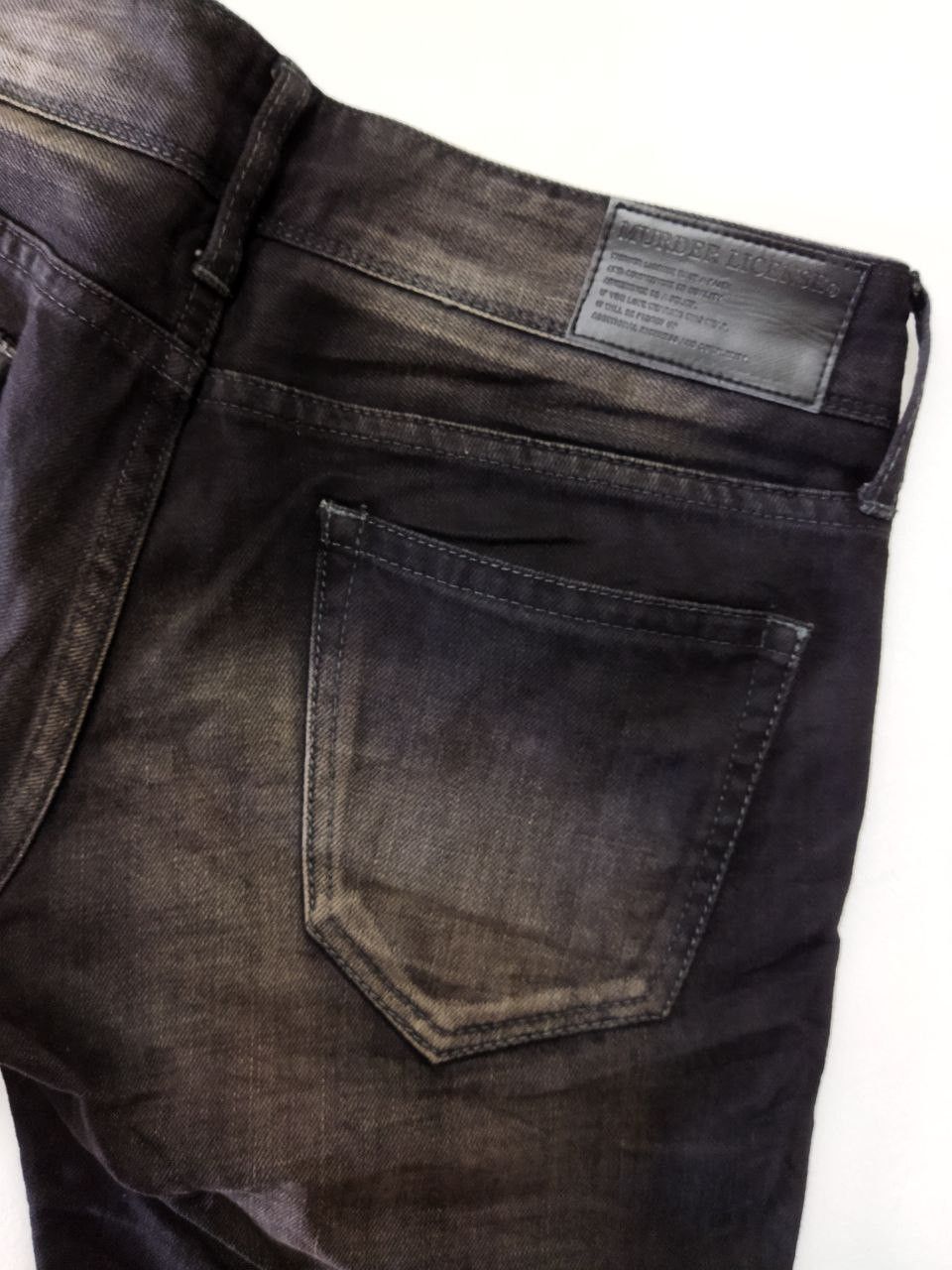 Murder License Murder License Printed Distressed Design Jeans Size US 34 / EU 50 - 8 Thumbnail